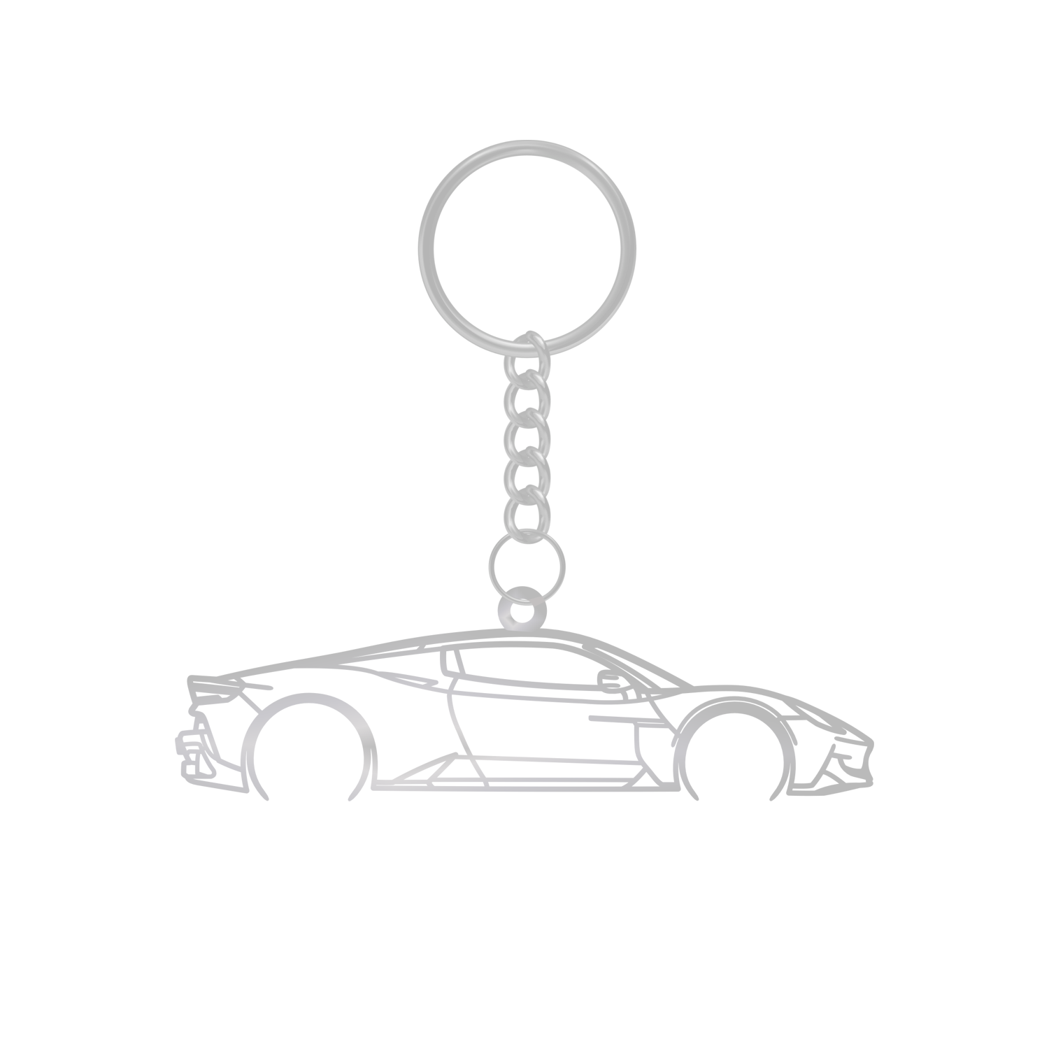Maserati MC20 (2020-2025) - Metal Keychain