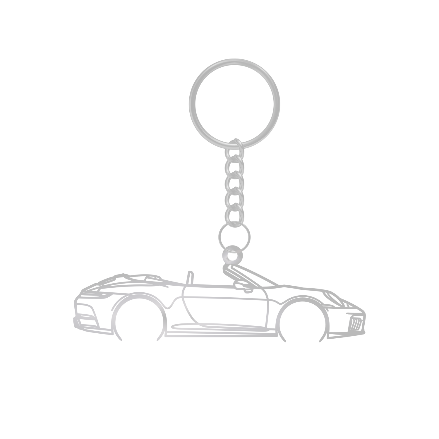 Porsche 911 992.2 Spirit 70 (2025) - Metal Key Ring