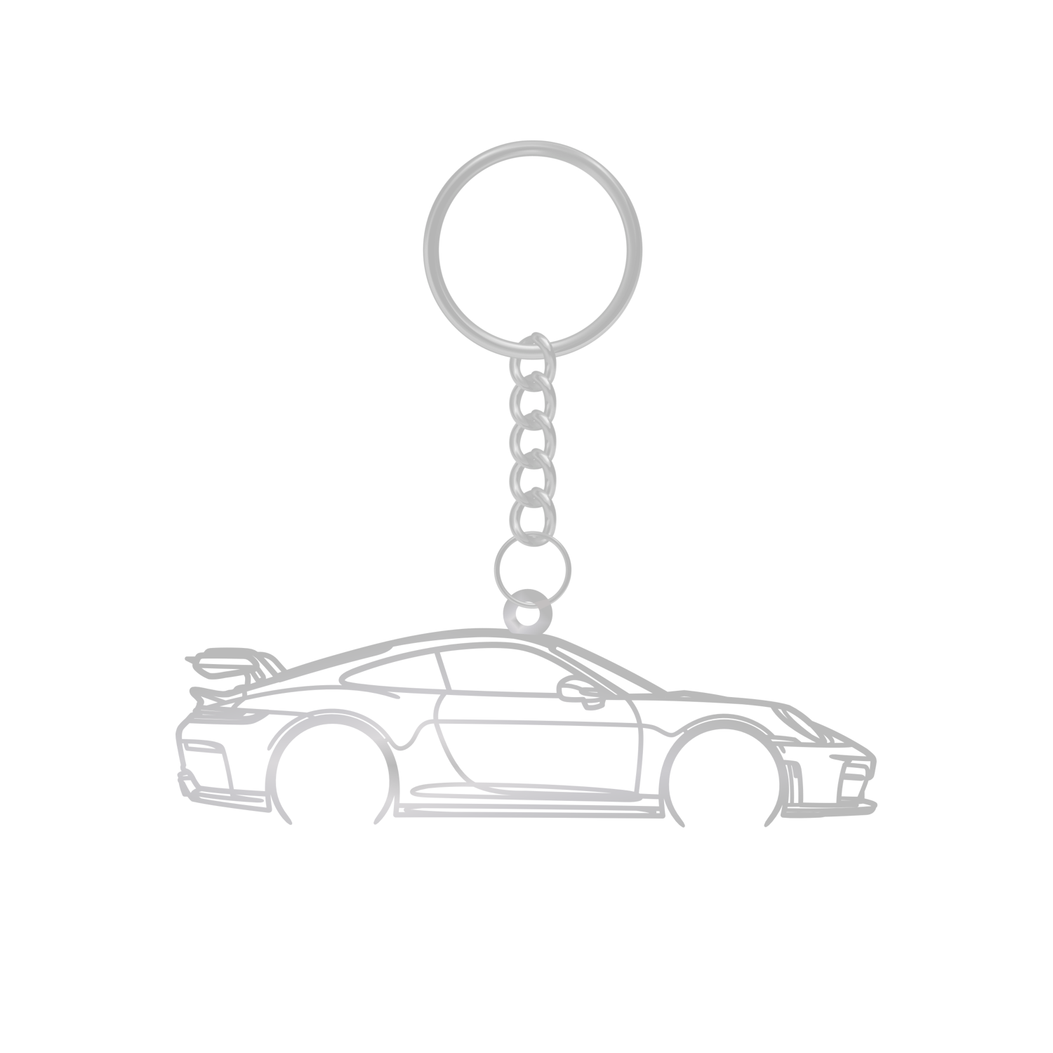 Porsche 911 992.2 GT3 (2025) - Metal Key Ring