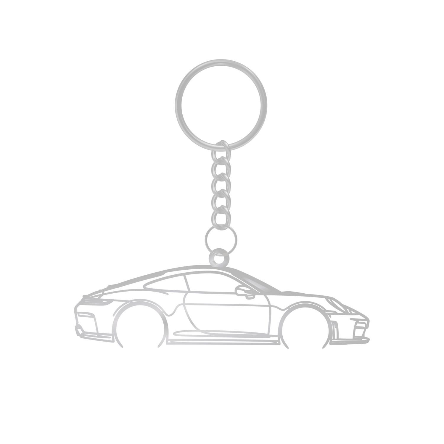 Porsche 911 992.2 GT3 Touring (2025) - Metal Key Ring