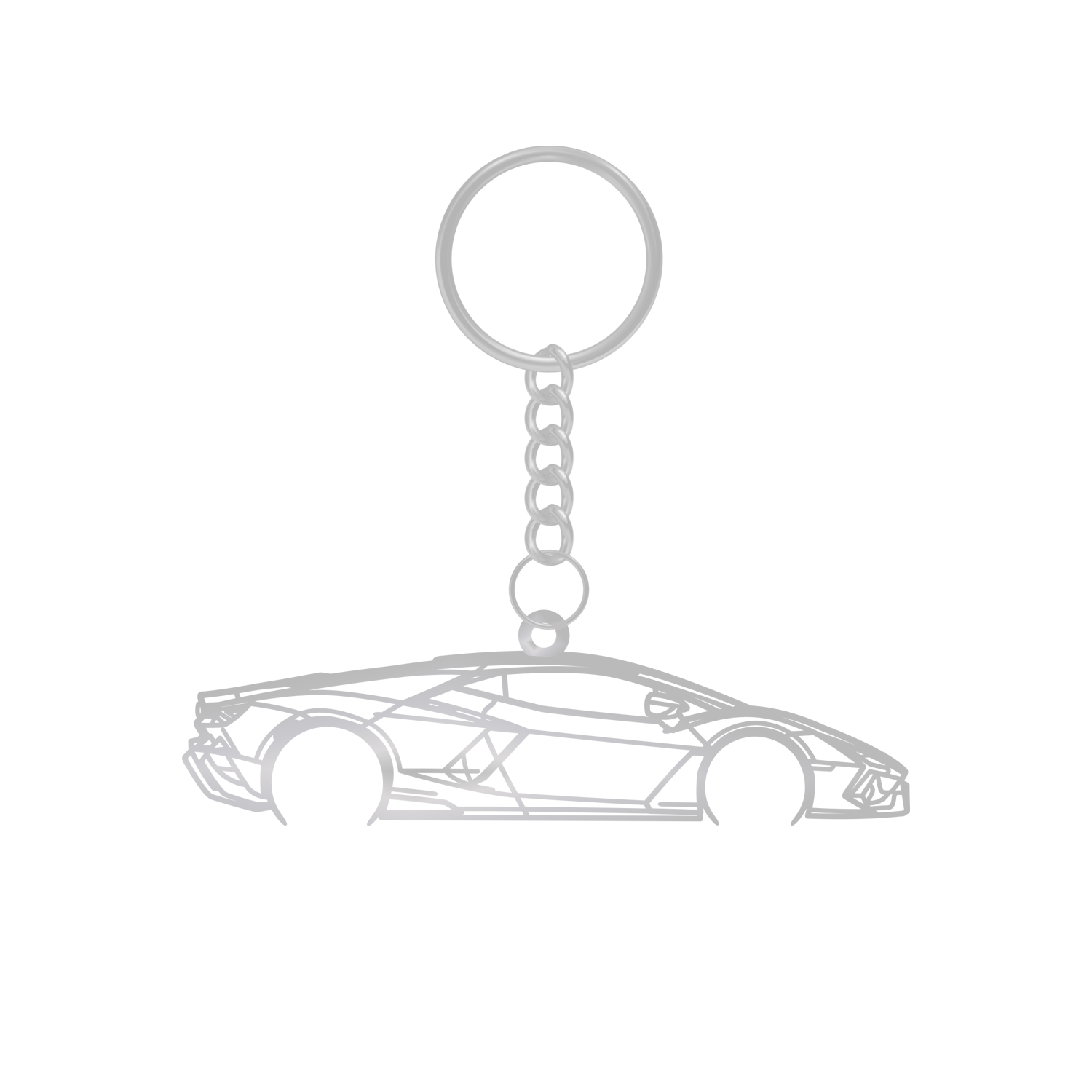 Lamborghini Revuelto (2023-2025) - Metal Keychain