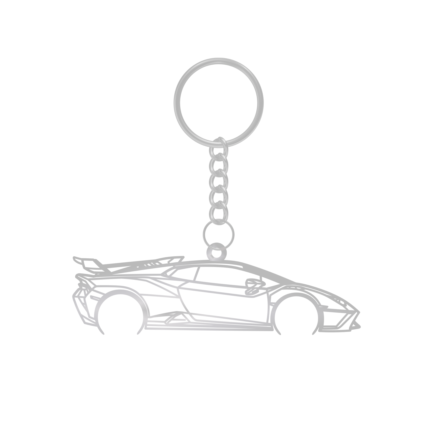 Lamborghini Huracan STO (2020-2025) - Metal Keychain