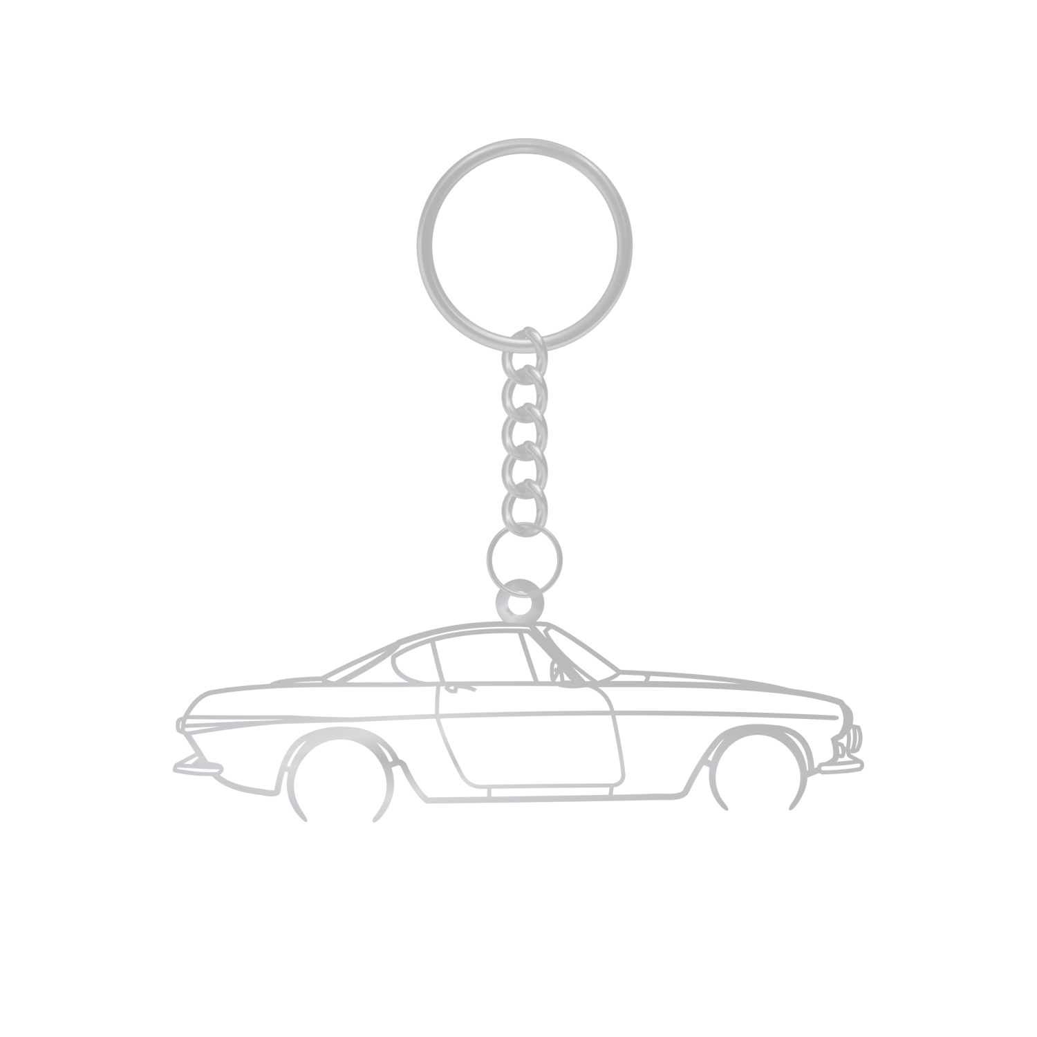 Volvo P1800 S (1963-1970) - Metal Key Ring