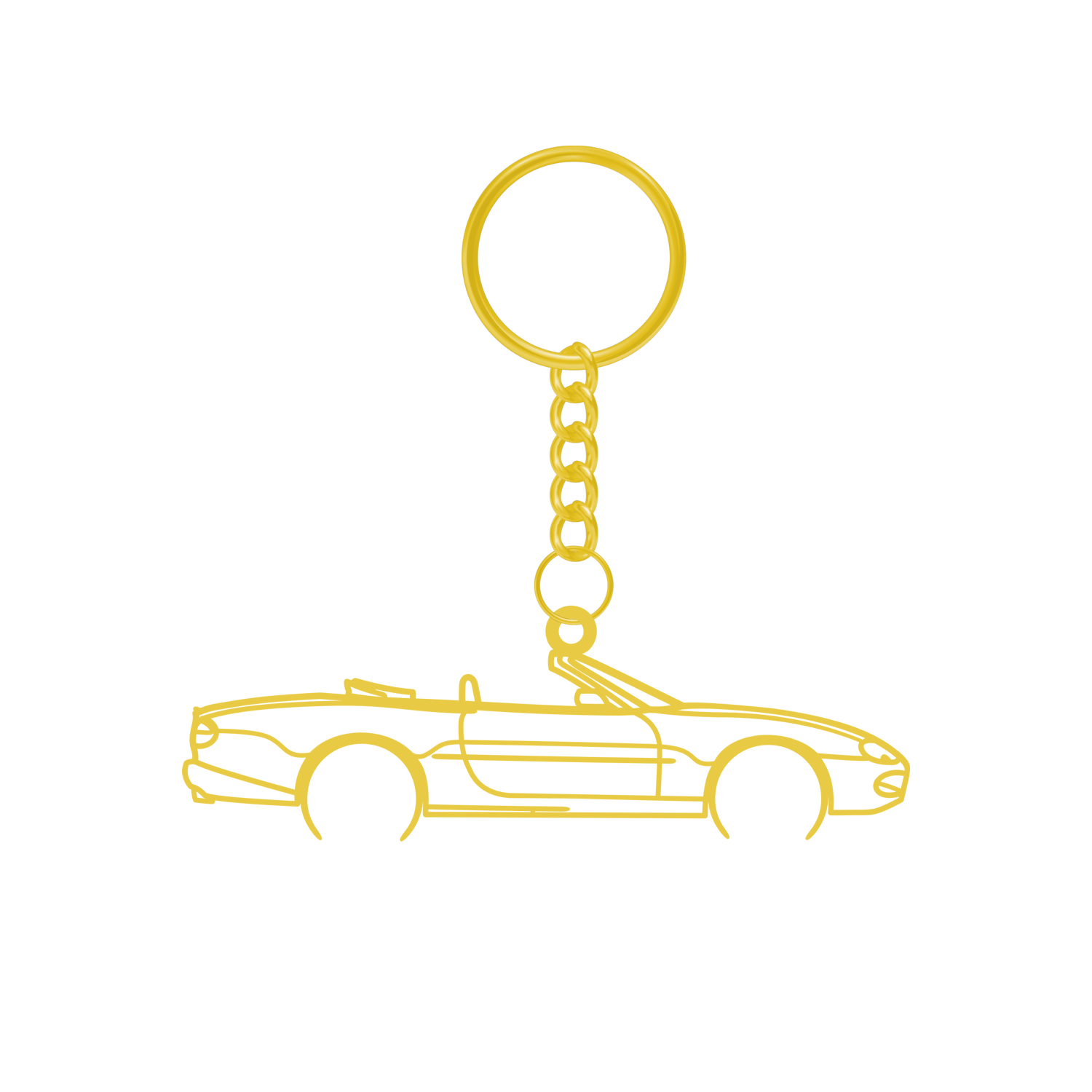 Jaguar XKR Convertible (1996-2006) - Metal Key Ring