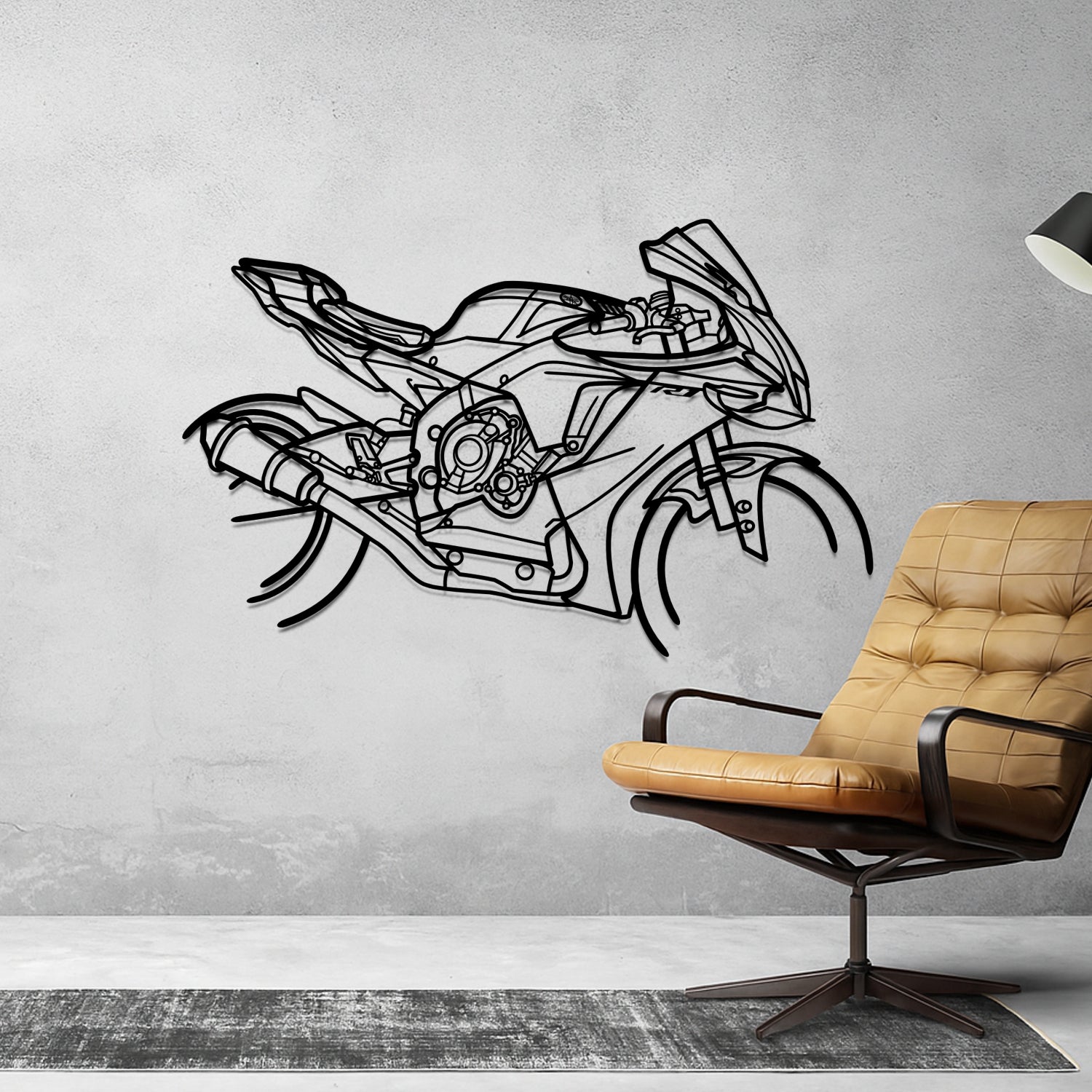 BMW S1000RR Pack M (2023-2024) - Metal Silhouette