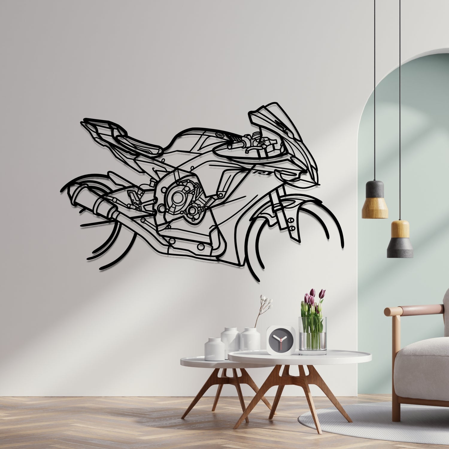 BMW S1000RR Pack M (2023-2024) - Metal Silhouette