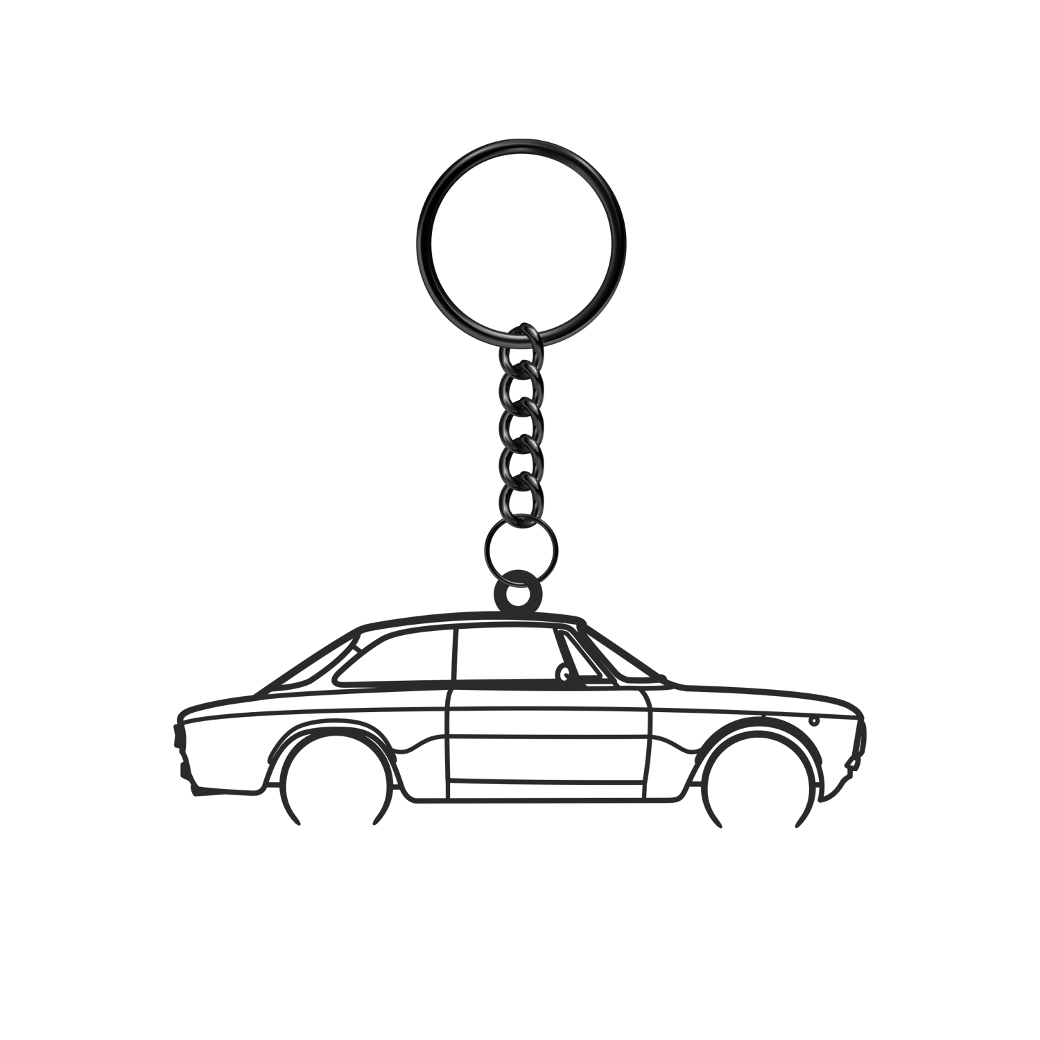 Alfa Romeo 2000 GTV (1971-1976) - Metal Keychain