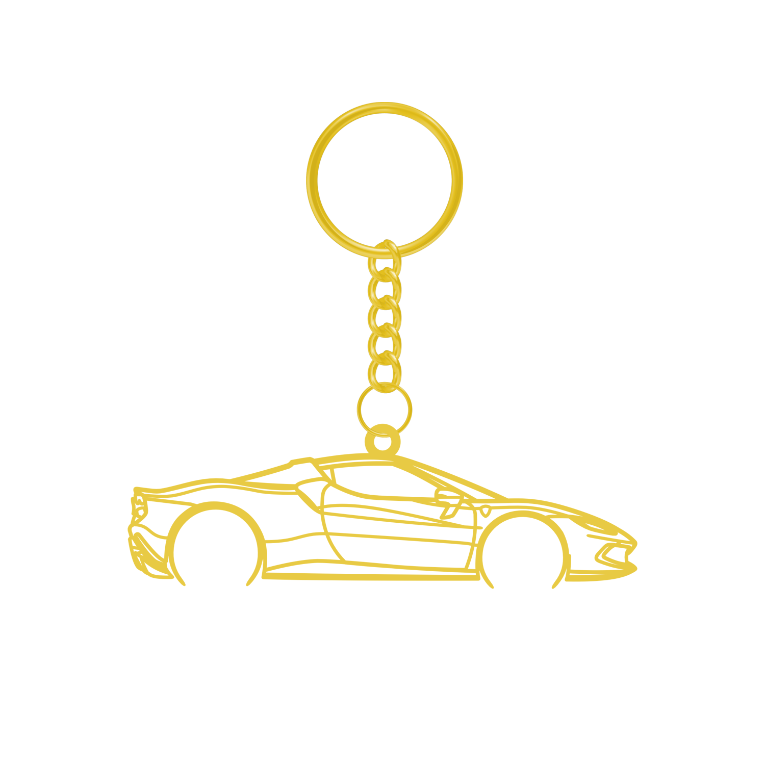 Ferrari 296 GTB (2022-2025) - Metal Keychain