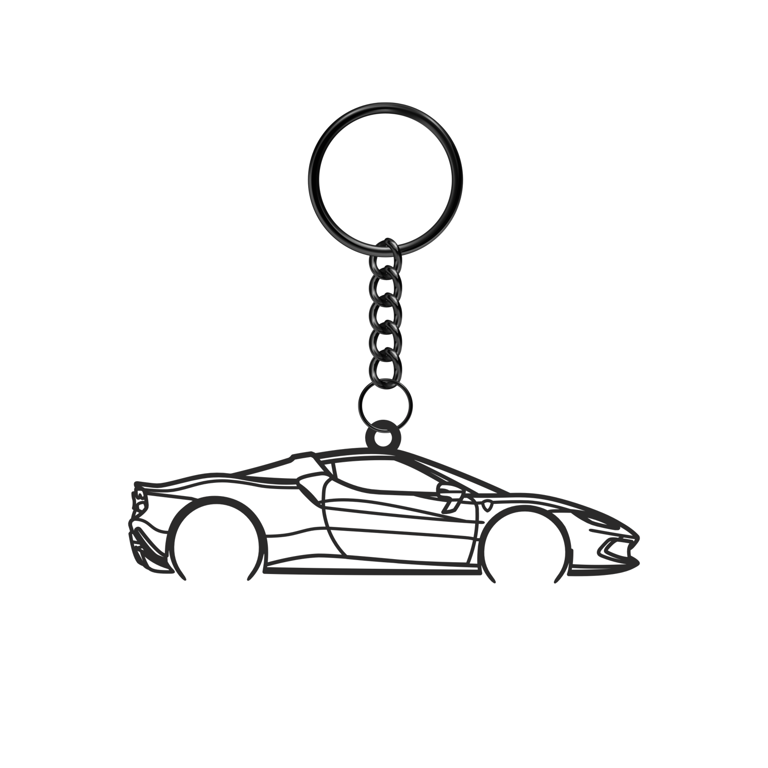 Ferrari 296 GTB (2022-2025) - Metal Keychain
