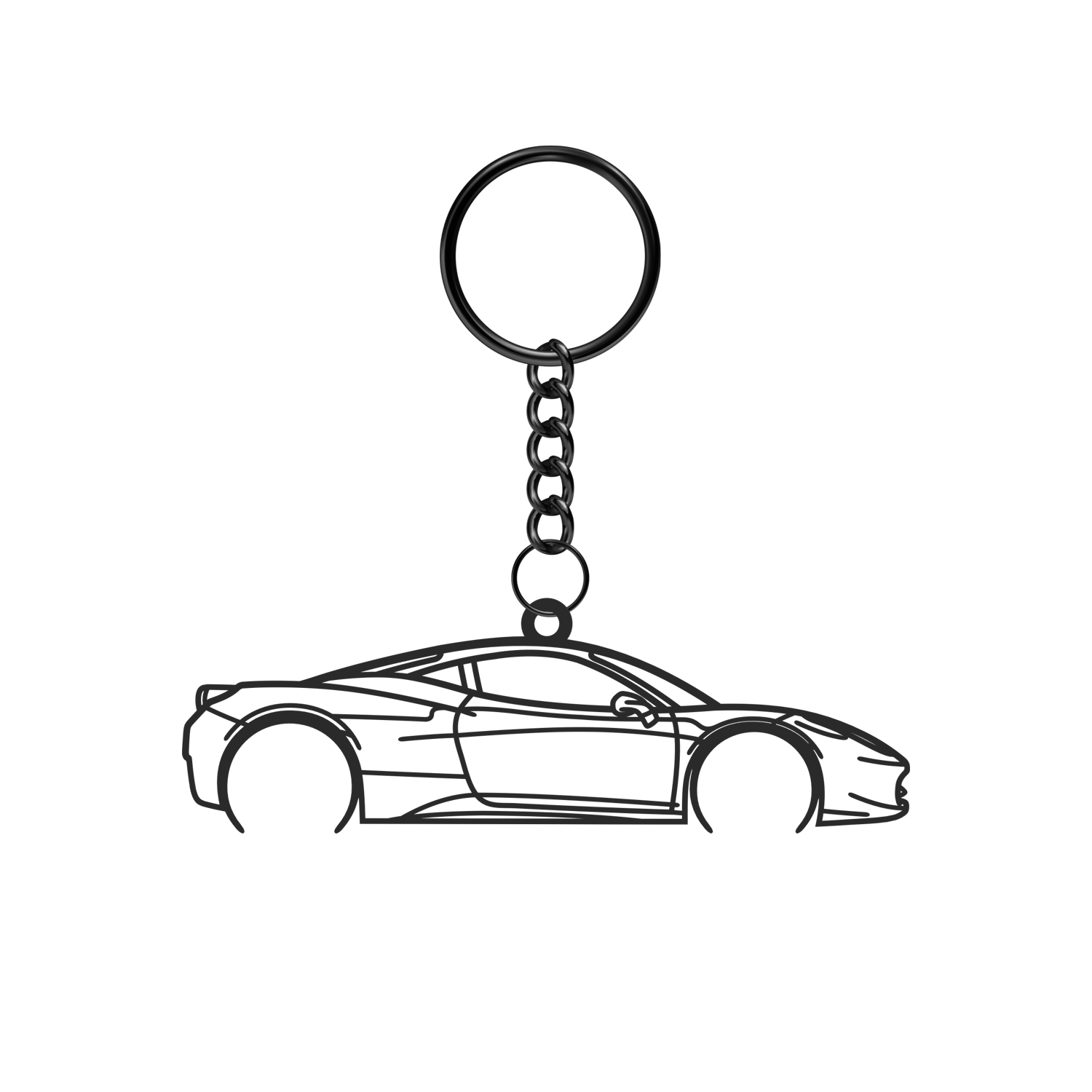Ferrari 458 Italia (2009-2015) - Metal Keychain