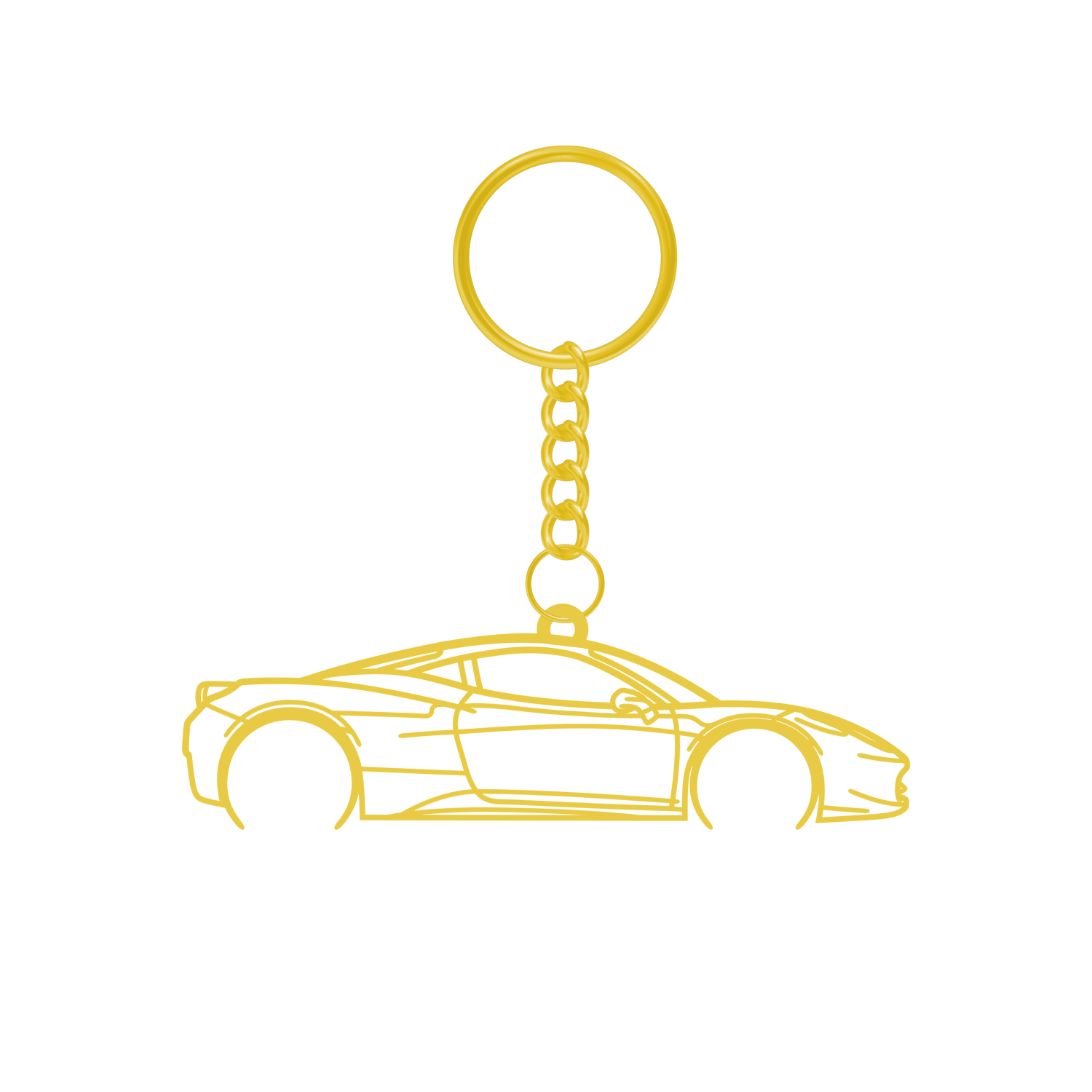 Ferrari 458 Italia (2009-2015) - Metal Keychain