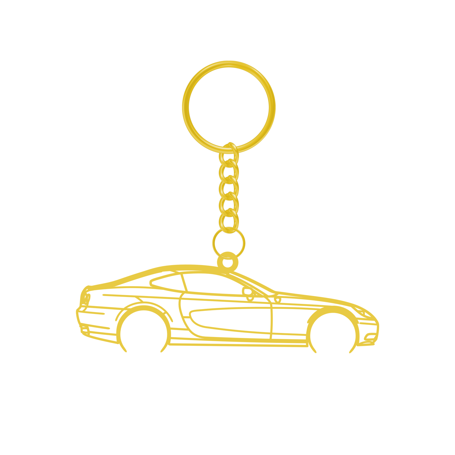 Ferrari 612 Scaglietti (2004-2011) - Metal Keychain