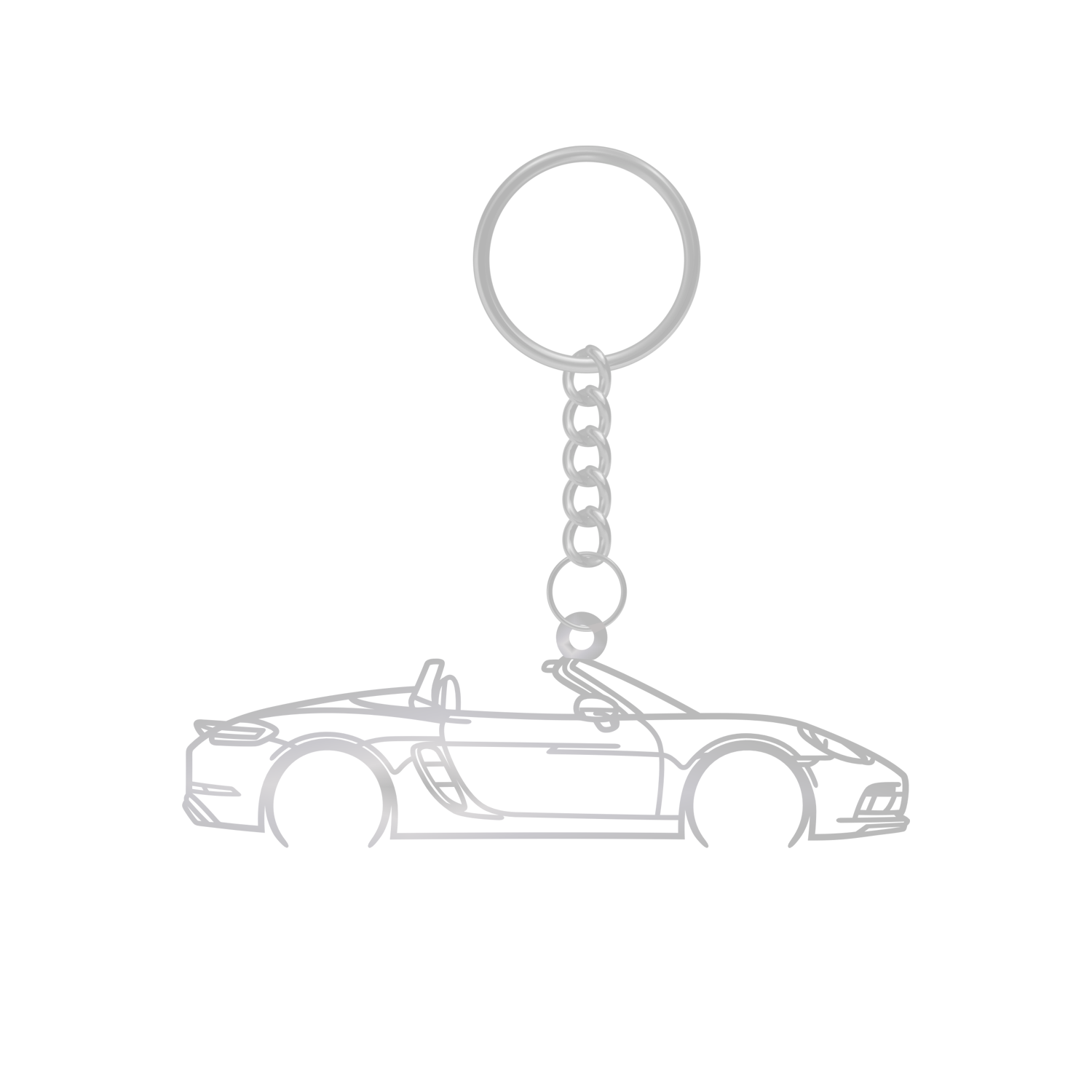 Porsche 718 Boxster GTS (2017-2019) - Metal Keychain