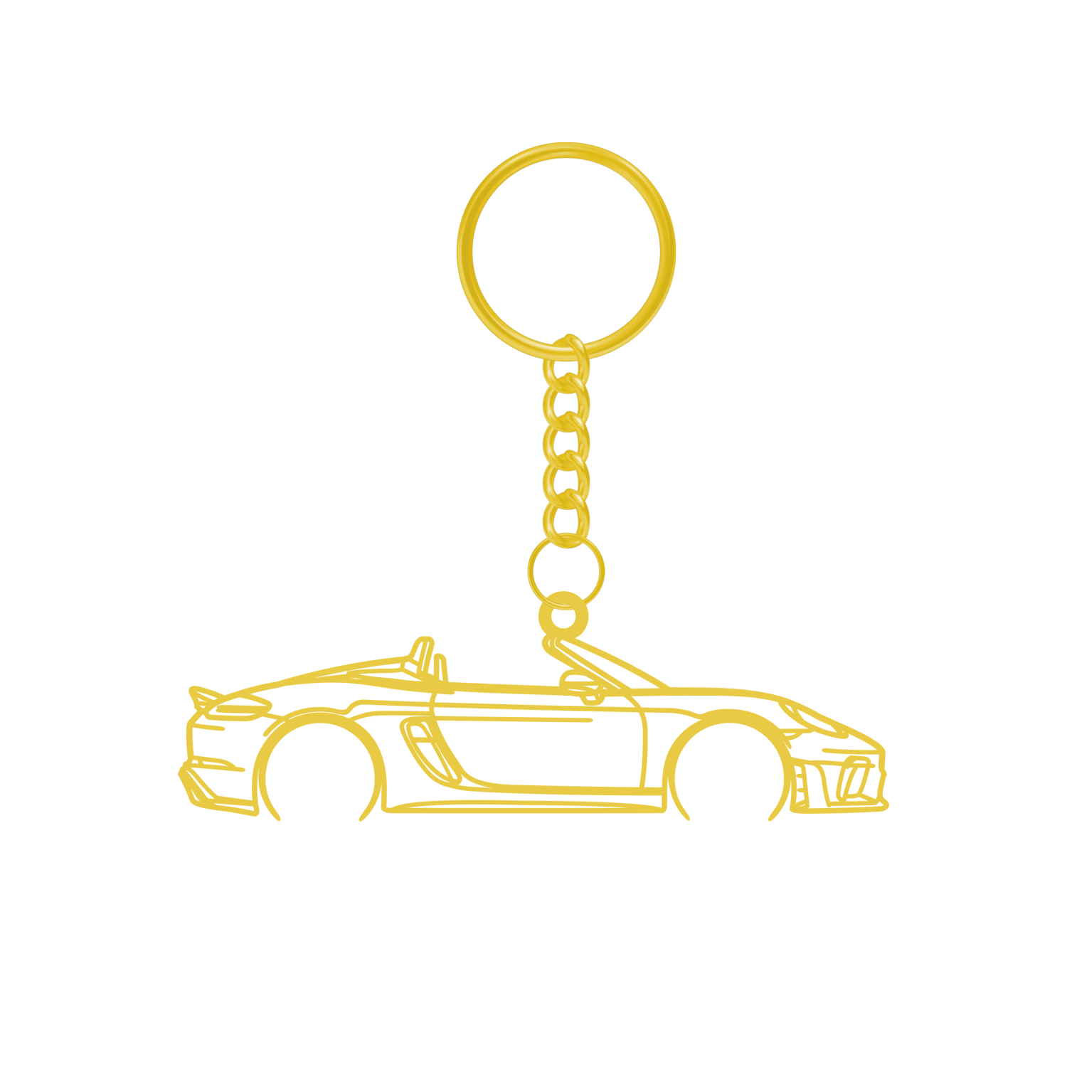 Porsche 718 Spyder (2019-2025) - Metal Keychain