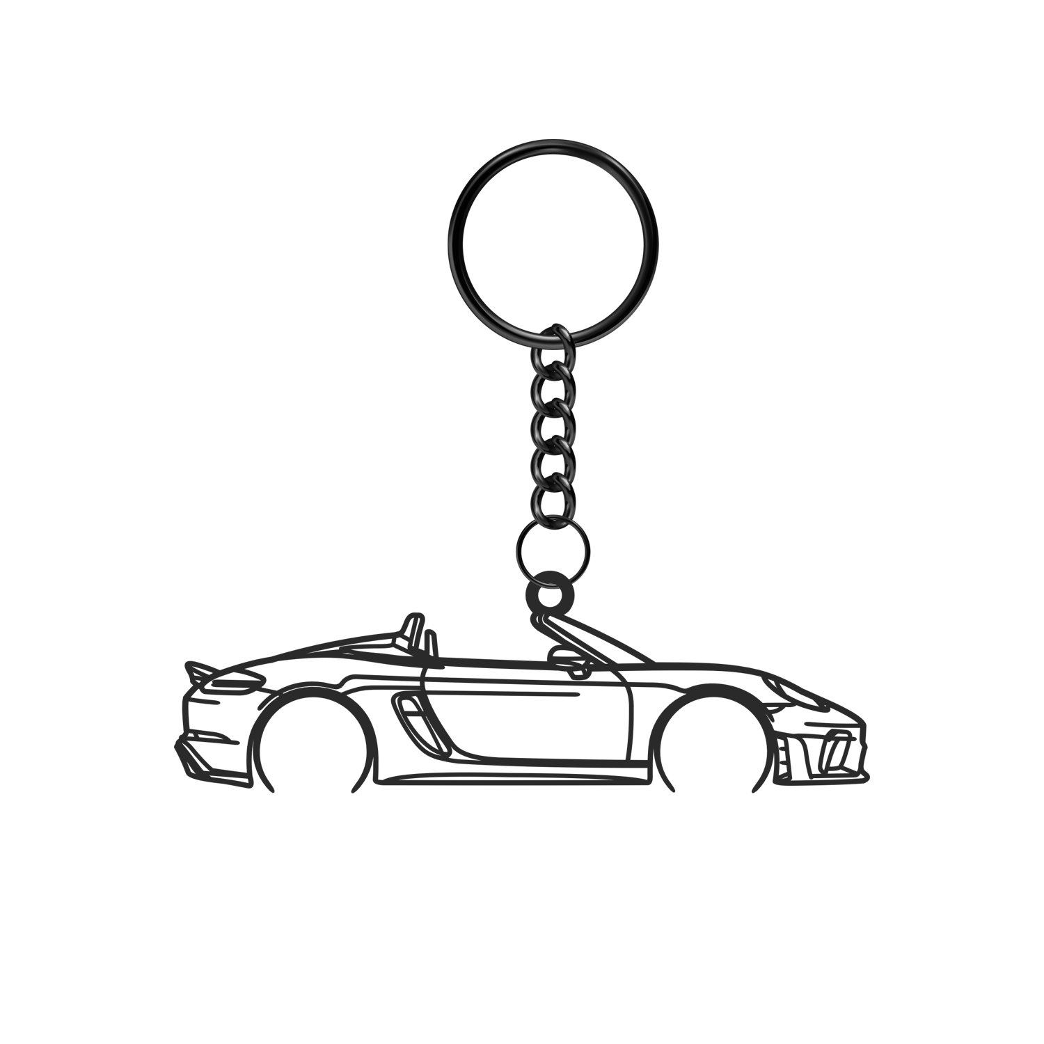 Porsche 718 Spyder (2019-2025) - Metal Keychain