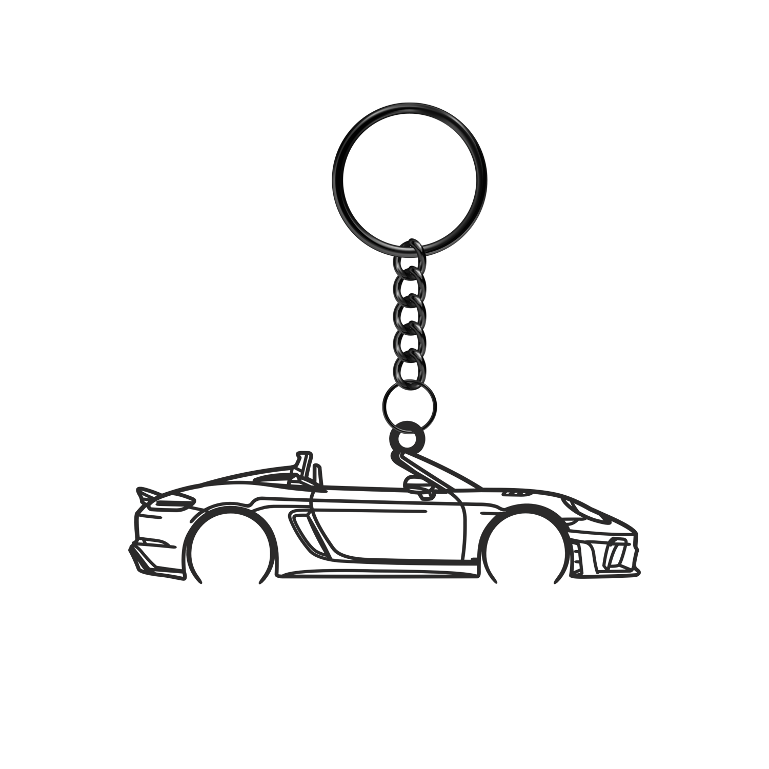 Porsche 718 Spyder RS ​​(2023-2025) - Metal Key Ring