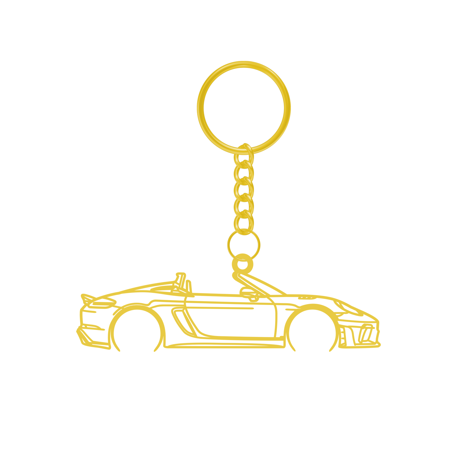 Porsche 718 Spyder RS ​​(2023-2025) - Metal Key Ring