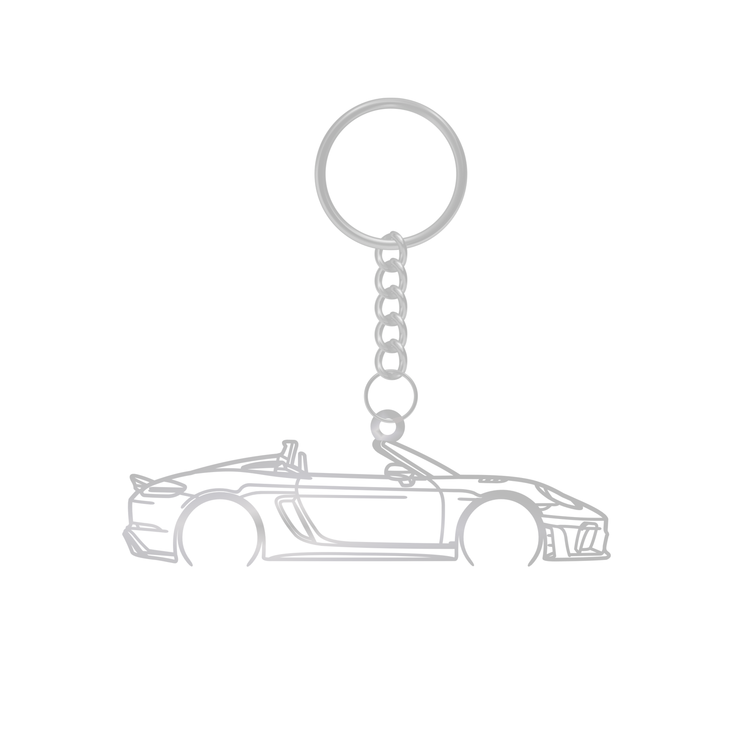 Porsche 718 Spyder RS ​​(2023-2025) - Metal Key Ring