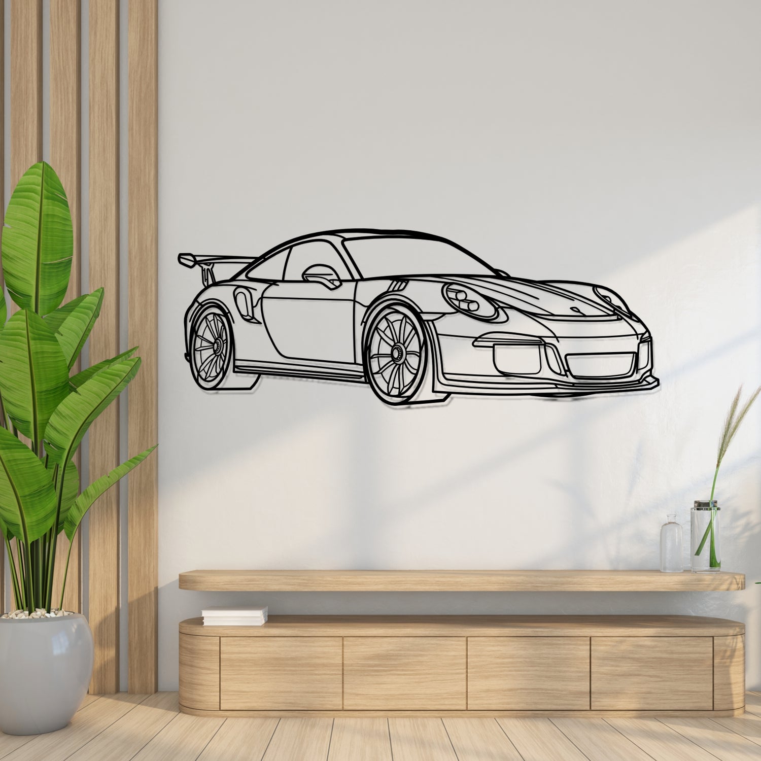 Caterham - 3D Perspective Front - Metal Silhouette