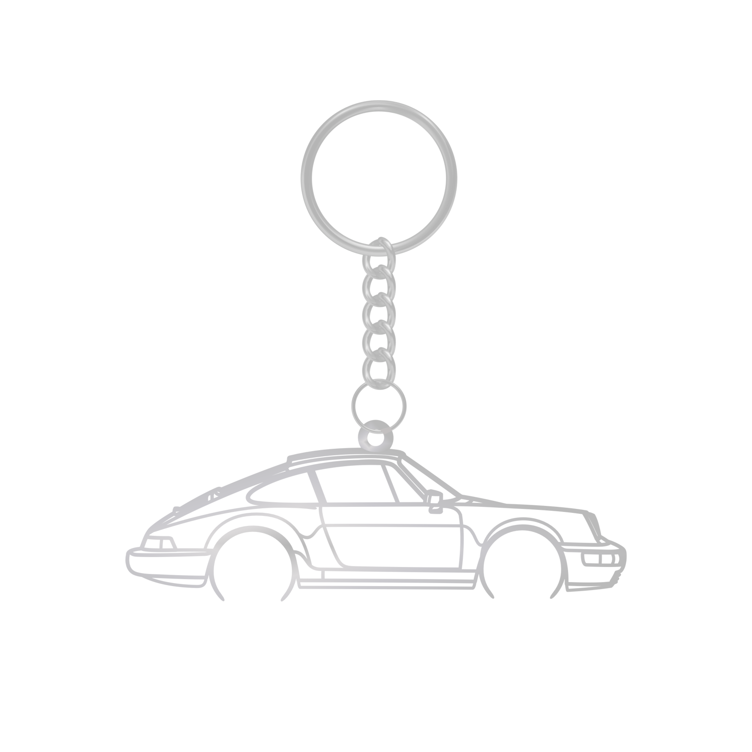 Porsche 911 964 Carrera (1989-1994) - Metal Keychain