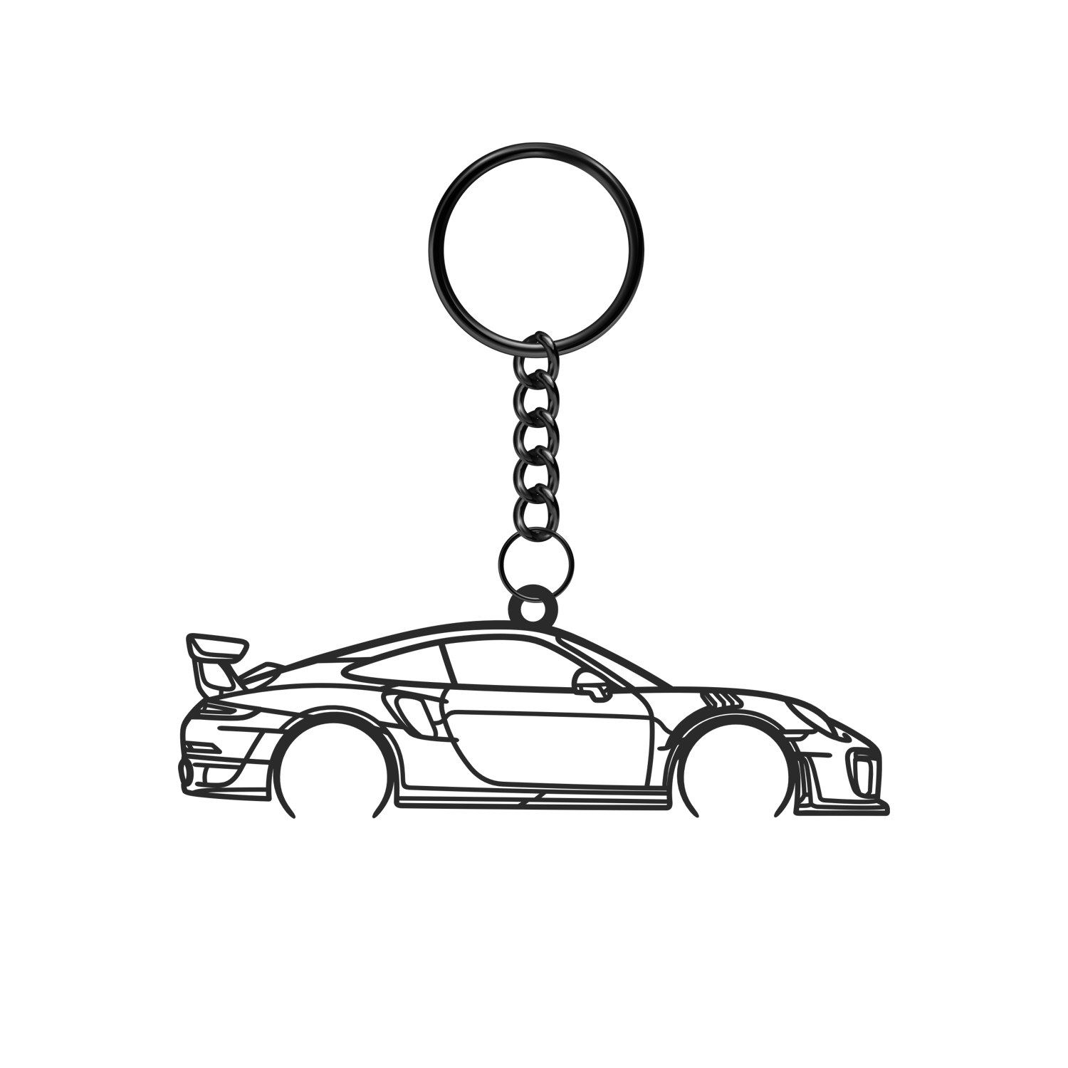Porsche 911 991 GT2 RS (2017-2018) - Metal Keychain