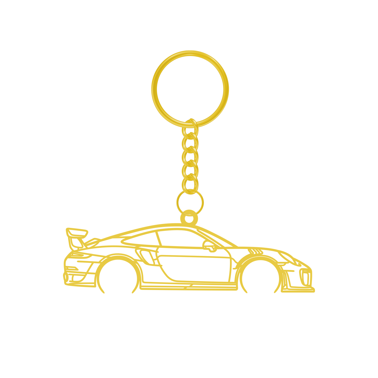 Porsche 911 991 GT2 RS (2017-2018) - Metal Keychain