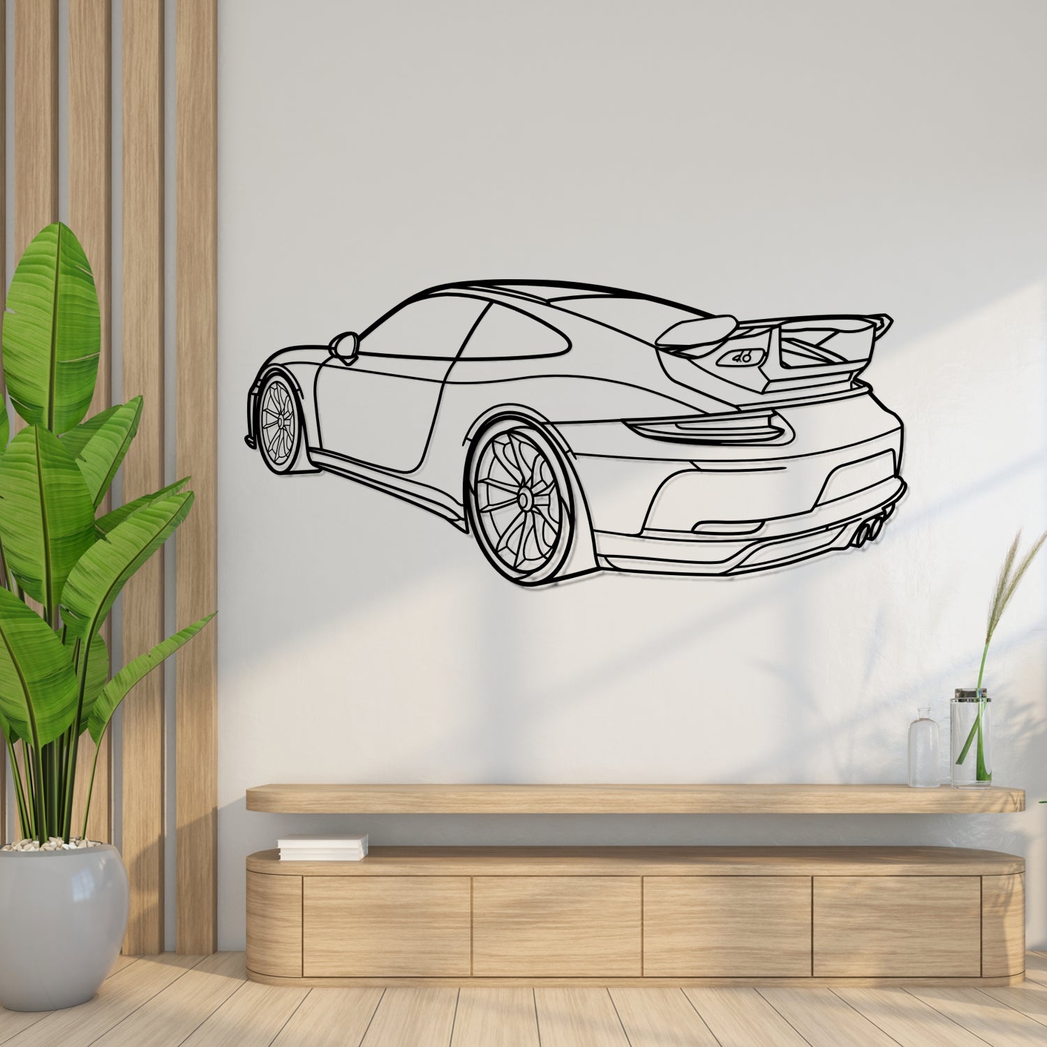 Caterham - 3D Perspective Front - Metal Silhouette