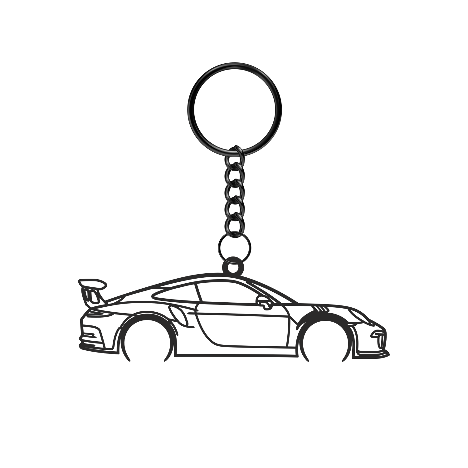 Porsche 911 991.2 GT3 RS (2018-2020) - Metal Key Ring