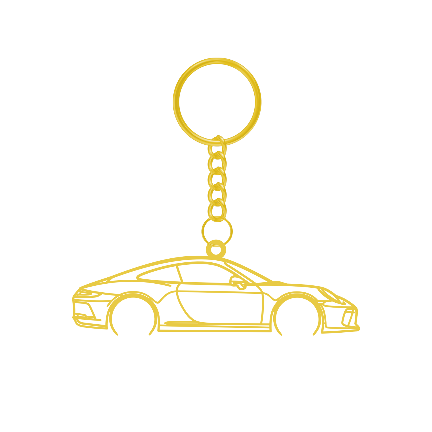 Porsche 911 991 GT3 Touring (2017-2019) - Metal Keychain