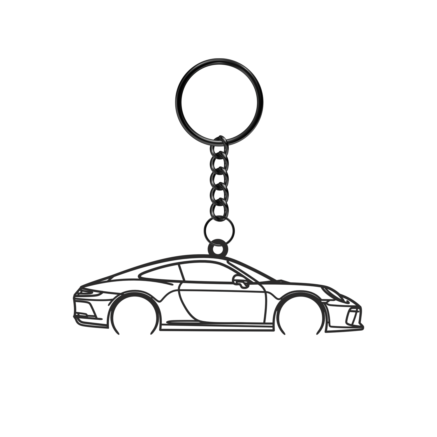 Porsche 911 991 GT3 Touring (2017-2019) - Metal Keychain