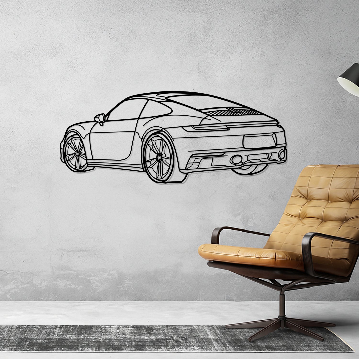 Caterham - 3D Perspective Front - Metal Silhouette
