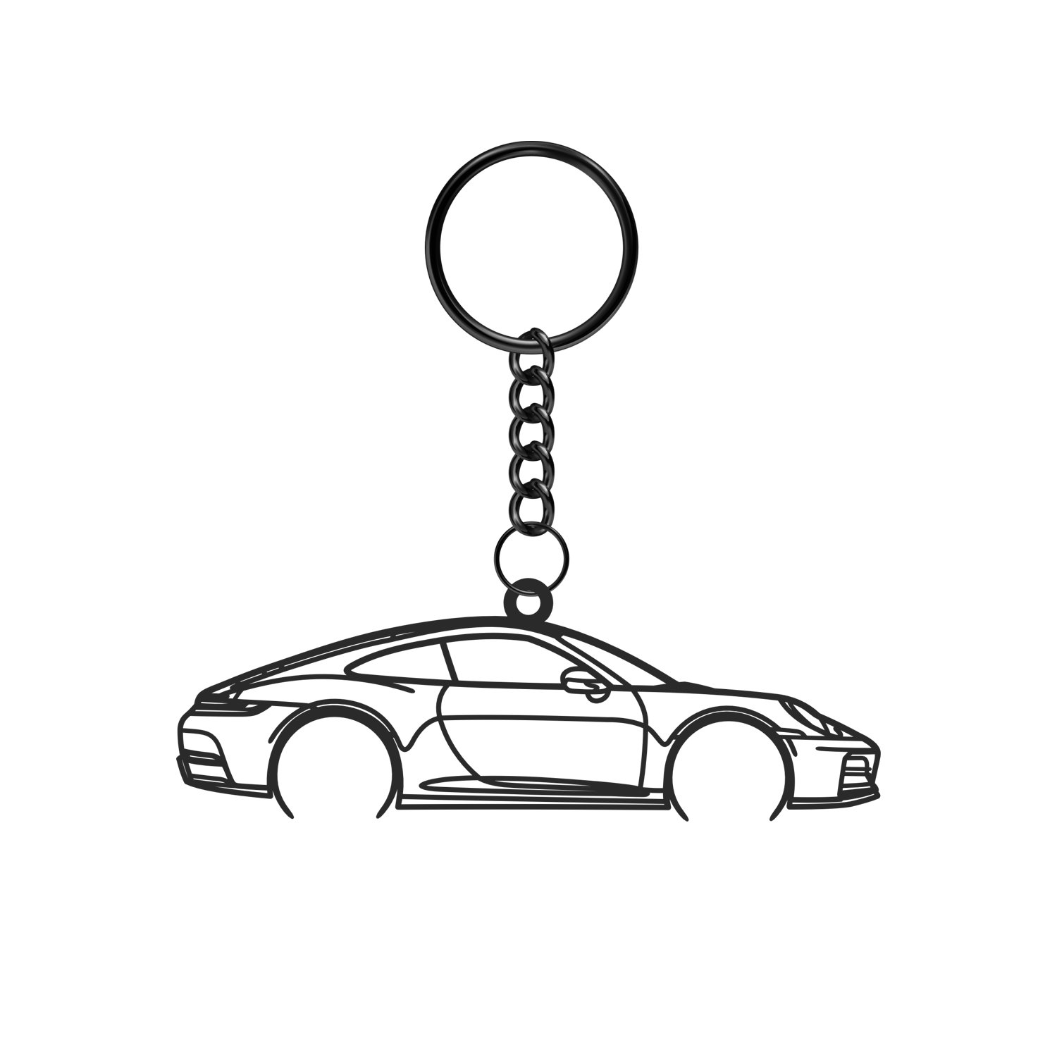 Porsche 911 992.2 Carrera (2025) - Metal Key Ring
