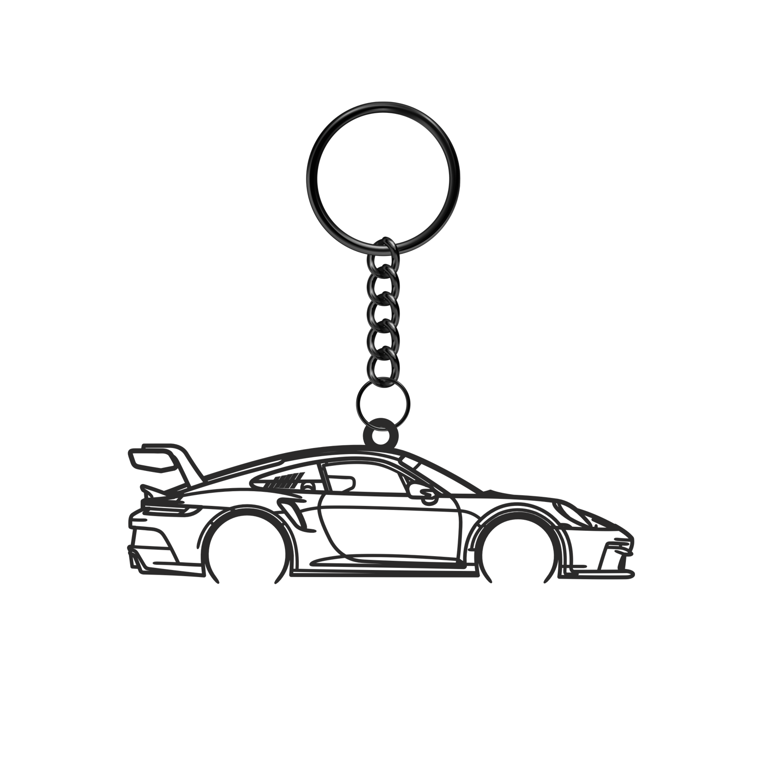 Porsche 992 GT3 Cup - Metal Keychain