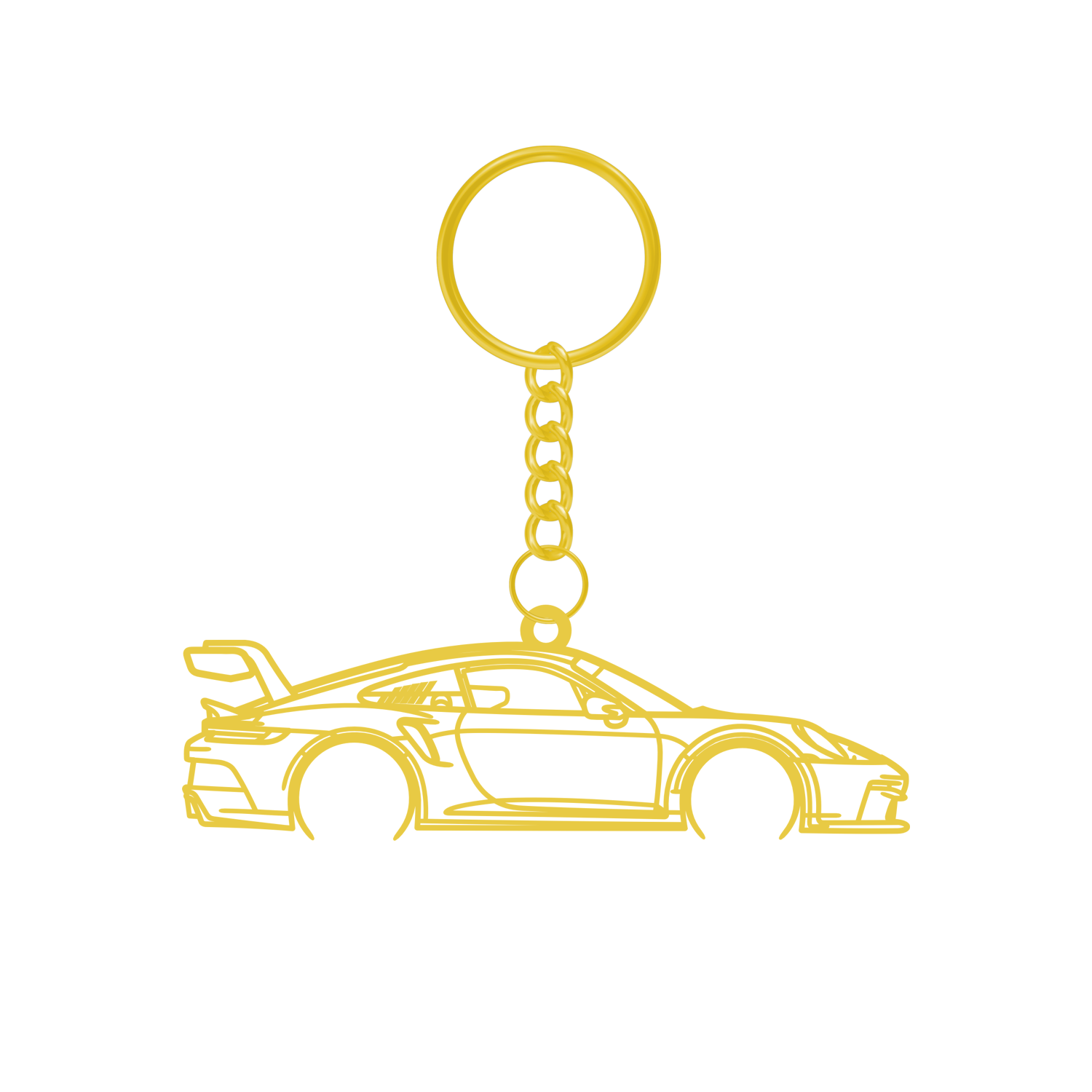 Porsche 992 GT3 Cup - Metal Keychain
