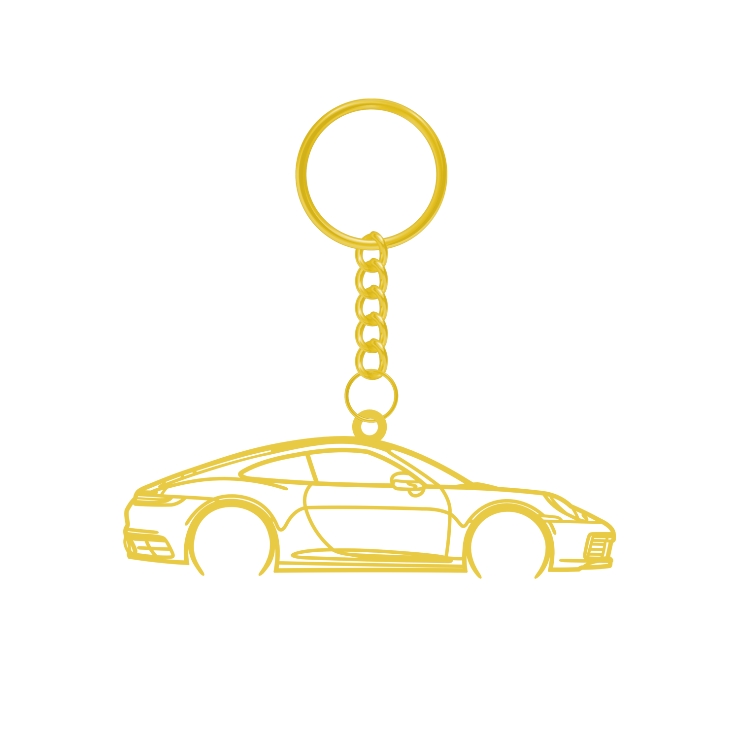 Porsche 911 992.1 Carrera (2019-2024) - Metal Key Ring