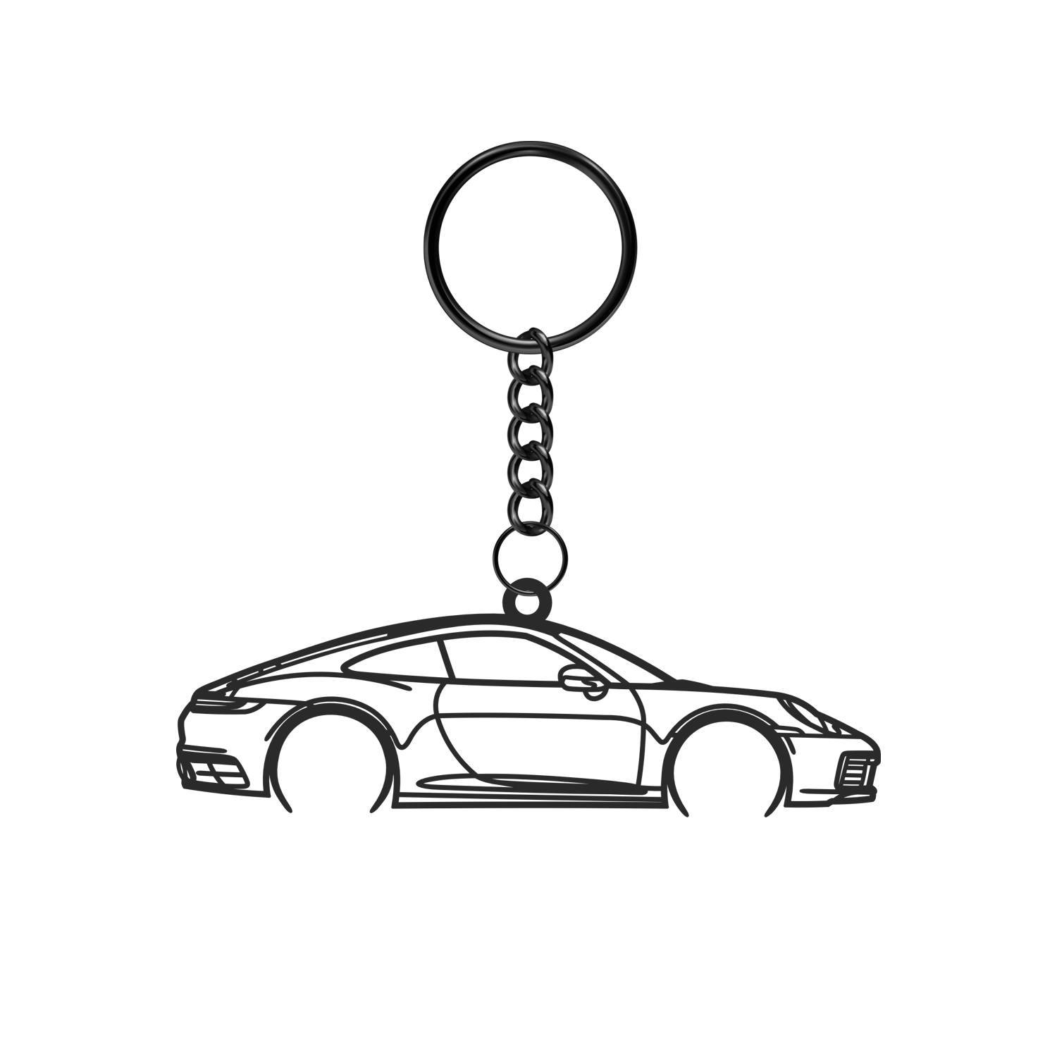Porsche 911 992.1 Carrera (2019-2024) - Metal Key Ring