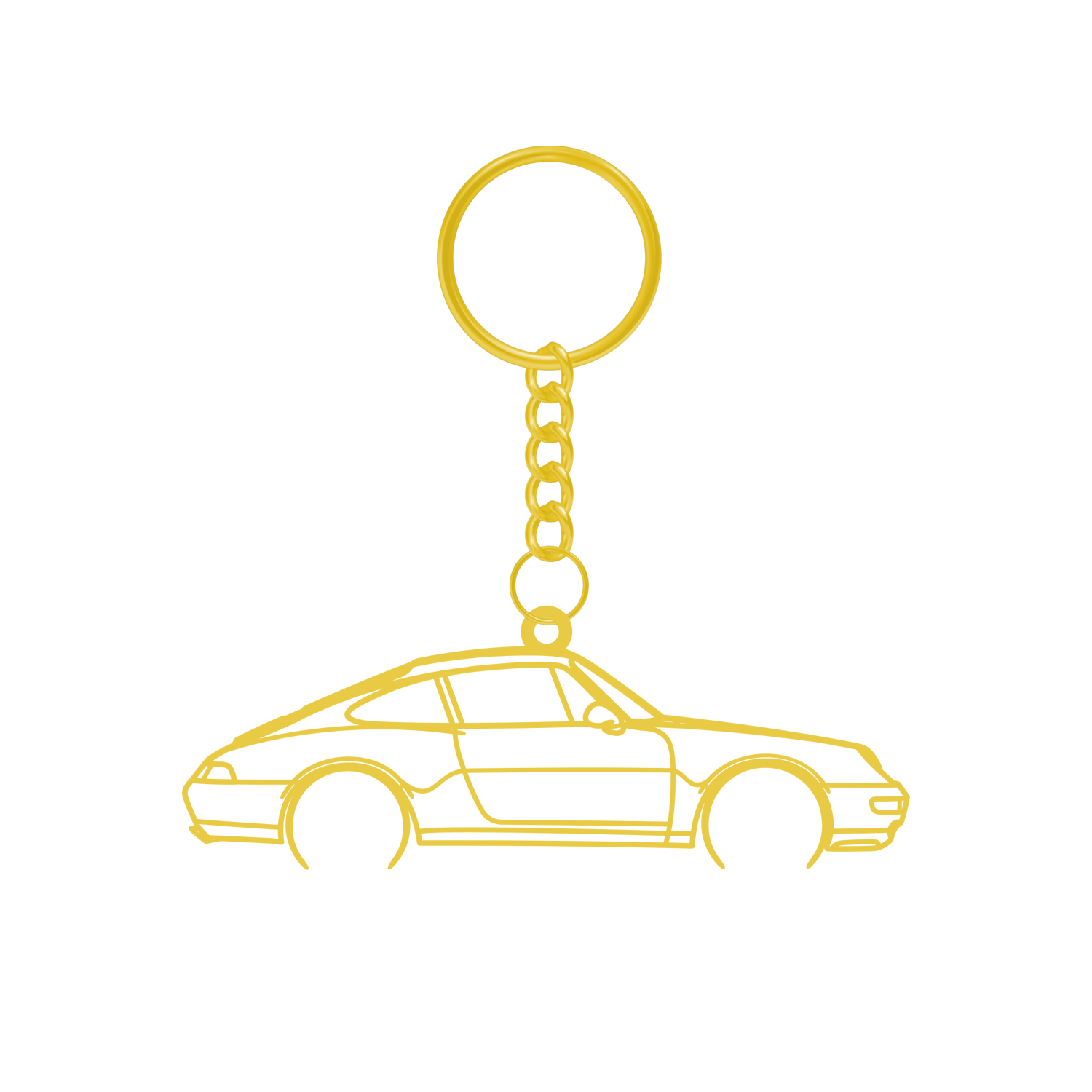 Porsche 911 993 Carrera (1994-1998) - Metal Keychain