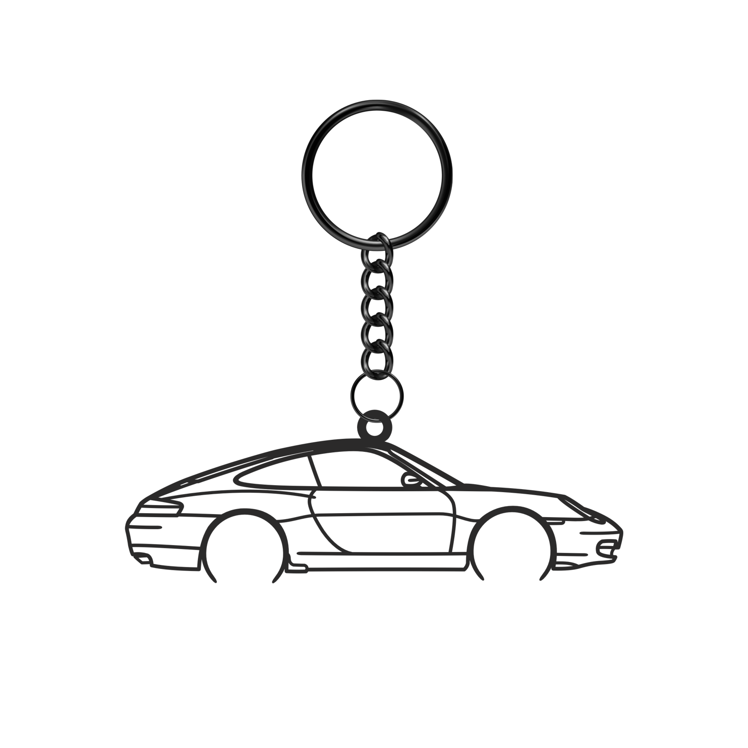 Porsche 911 996.1 Carrera (1997-2001) - Metal Key Ring
