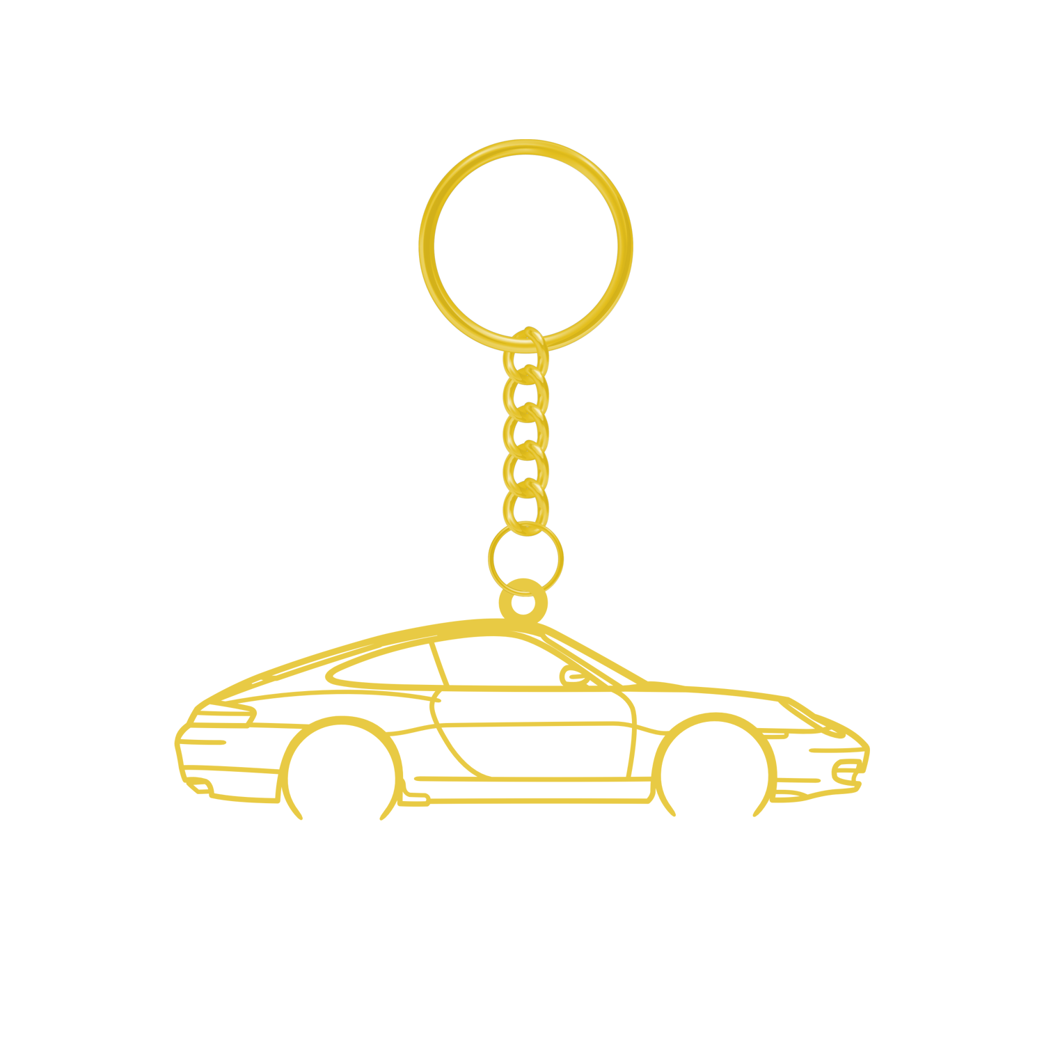 Porsche 911 996.1 Carrera (1997-2001) - Metal Key Ring
