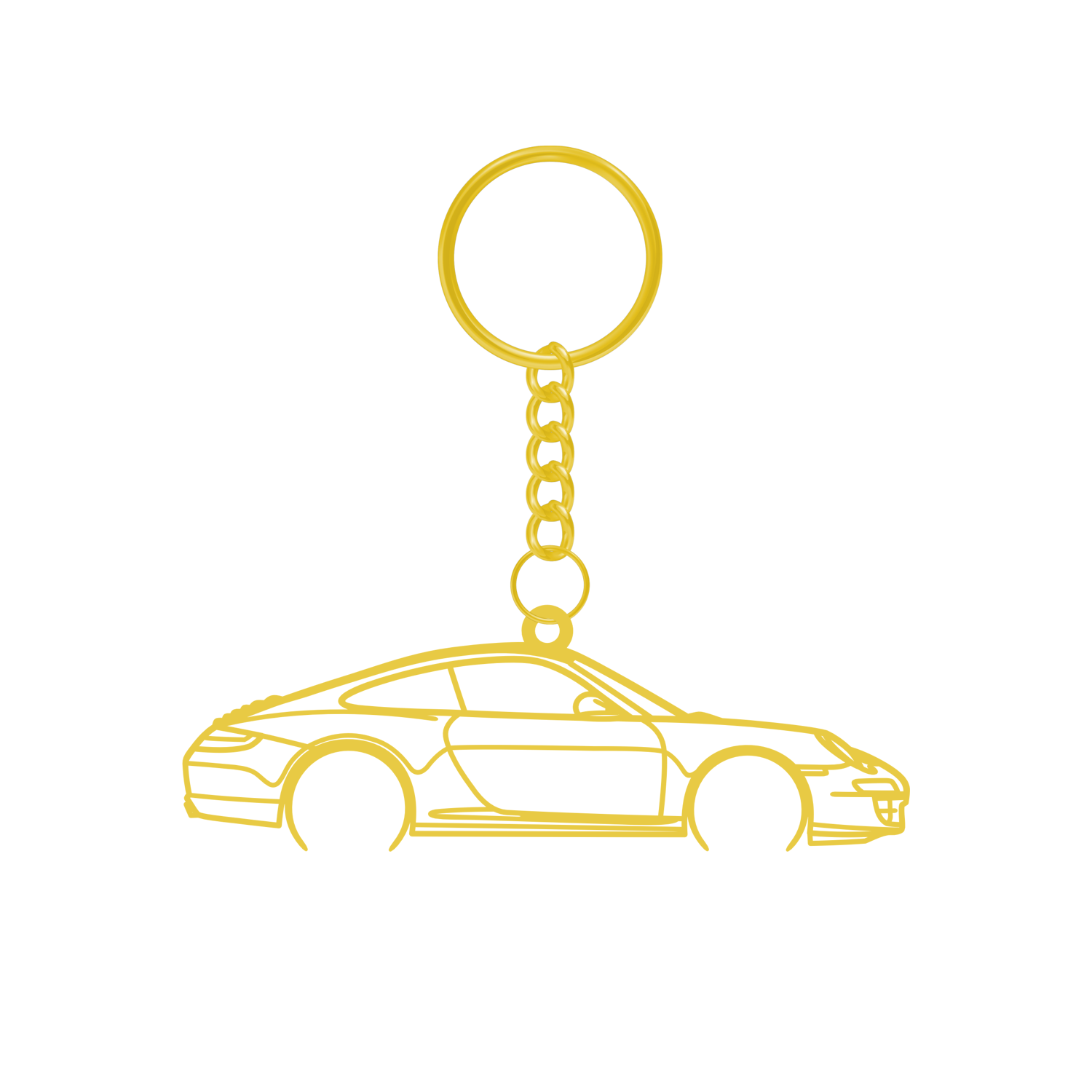 Porsche 911 997 Carrera (2004-2012) - Metal Keychain