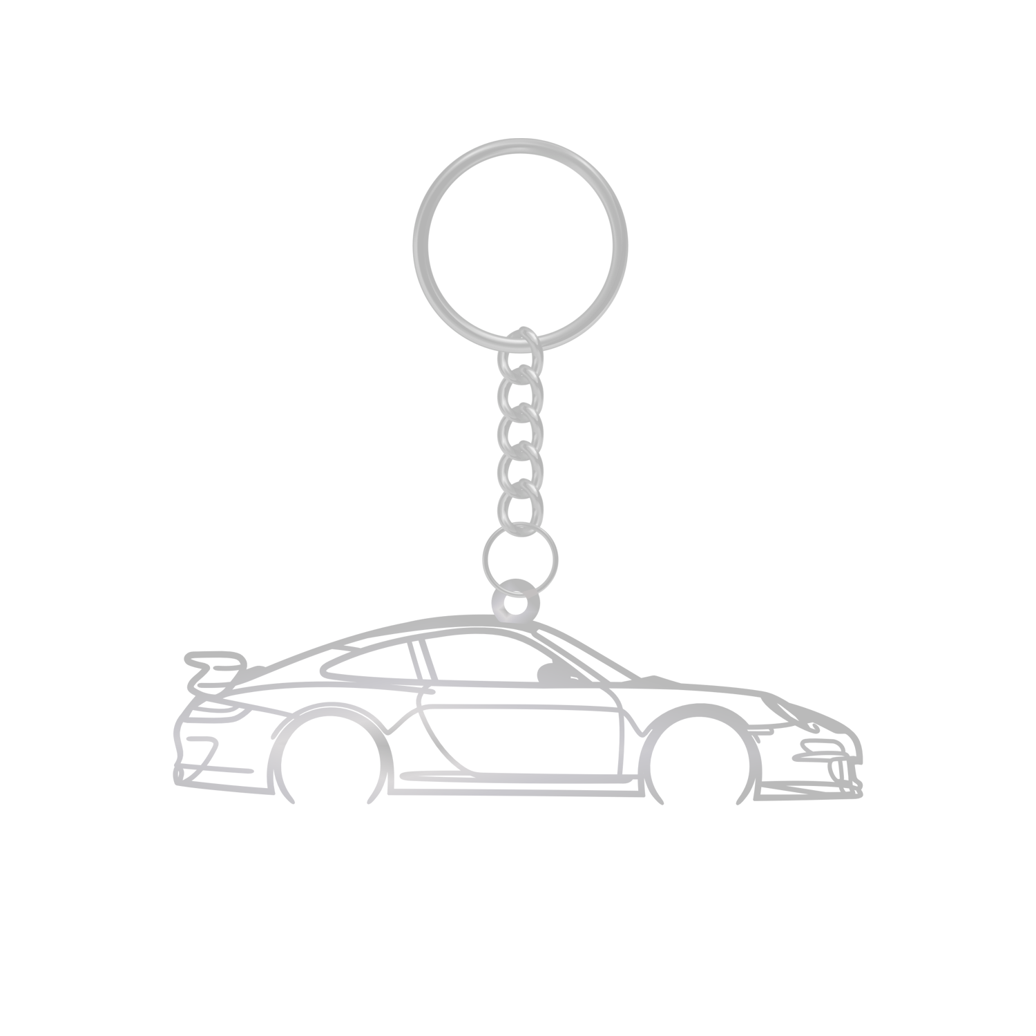 Porsche 911 997 GT3 (2006-2011) - Metal Keychain
