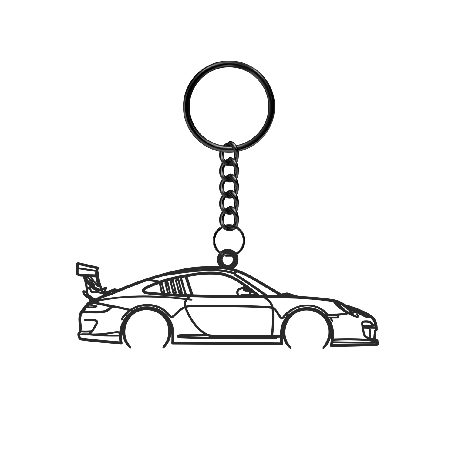 Porsche 911 997 GT3 Cup - Metal Keychain