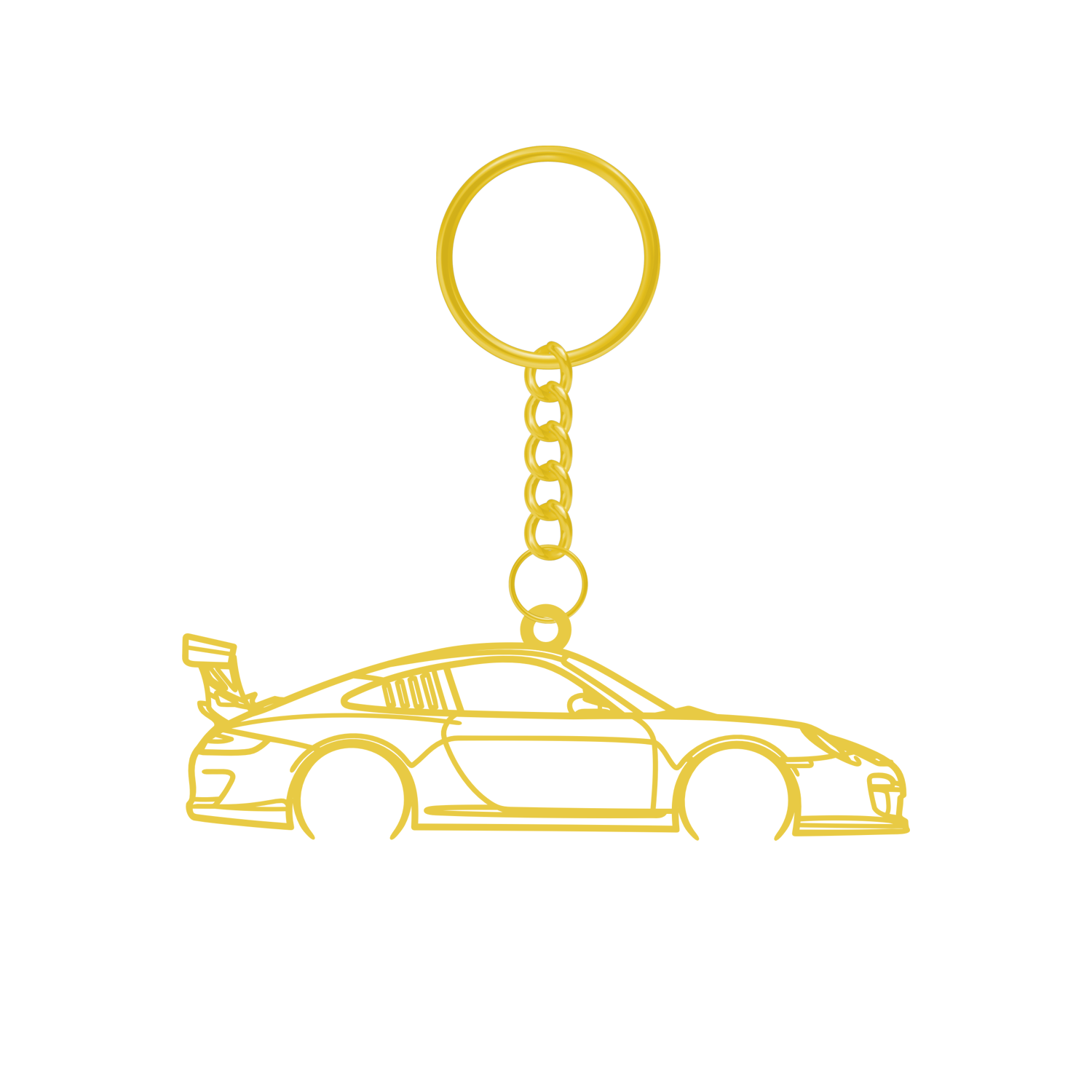 Porsche 911 997 GT3 Cup - Metal Keychain