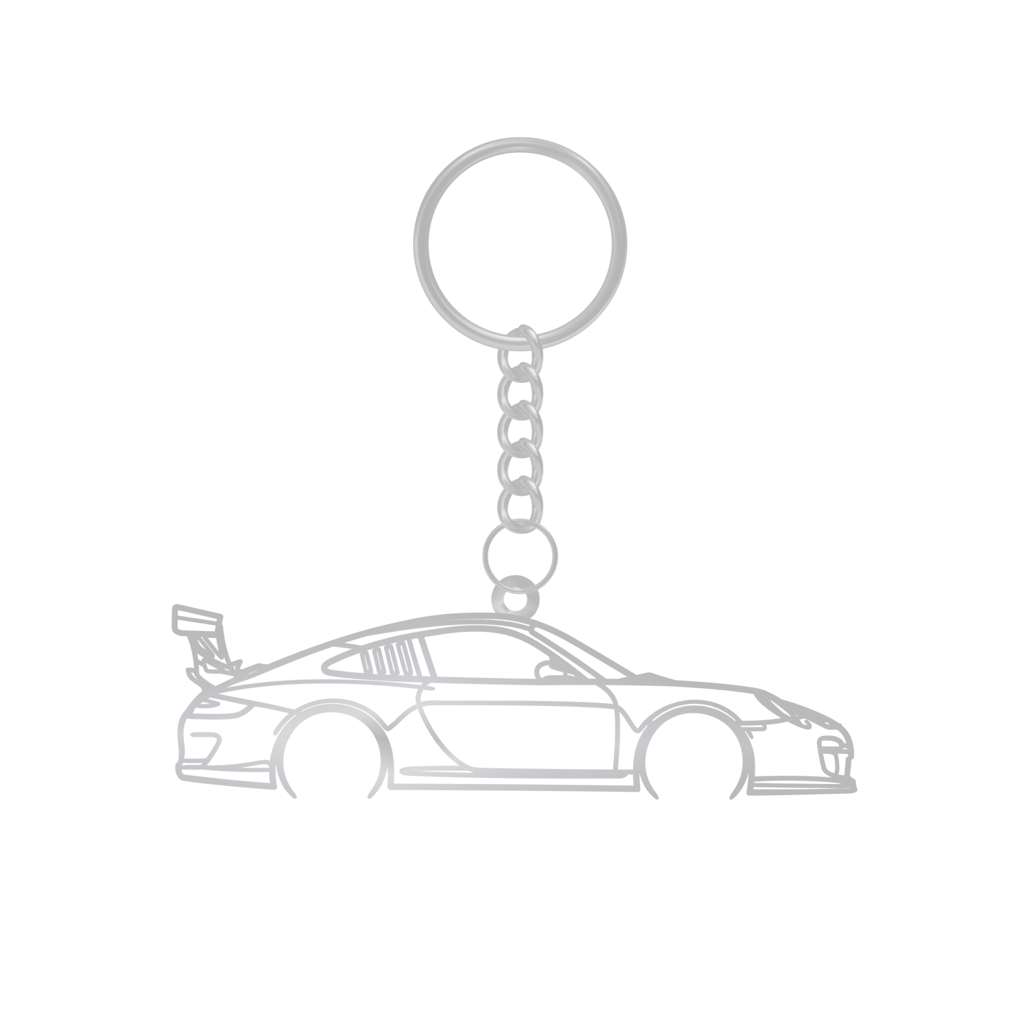 Porsche 911 997 GT3 Cup - Metal Keychain
