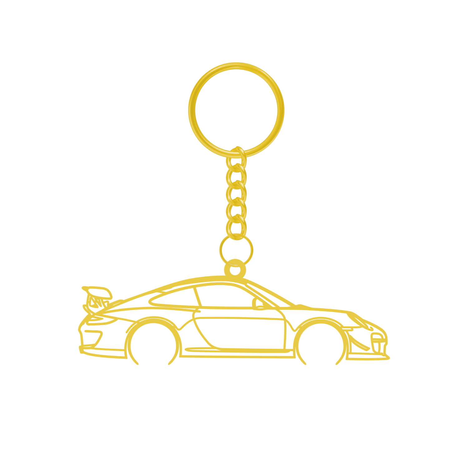 Porsche 911 997 GT3 RS (2006-2011) - Metal Keychain