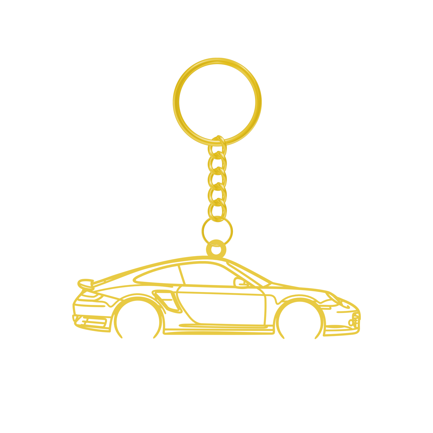 Porsche 911 997.1 Turbo S (2006-2009) - Metal Key Ring