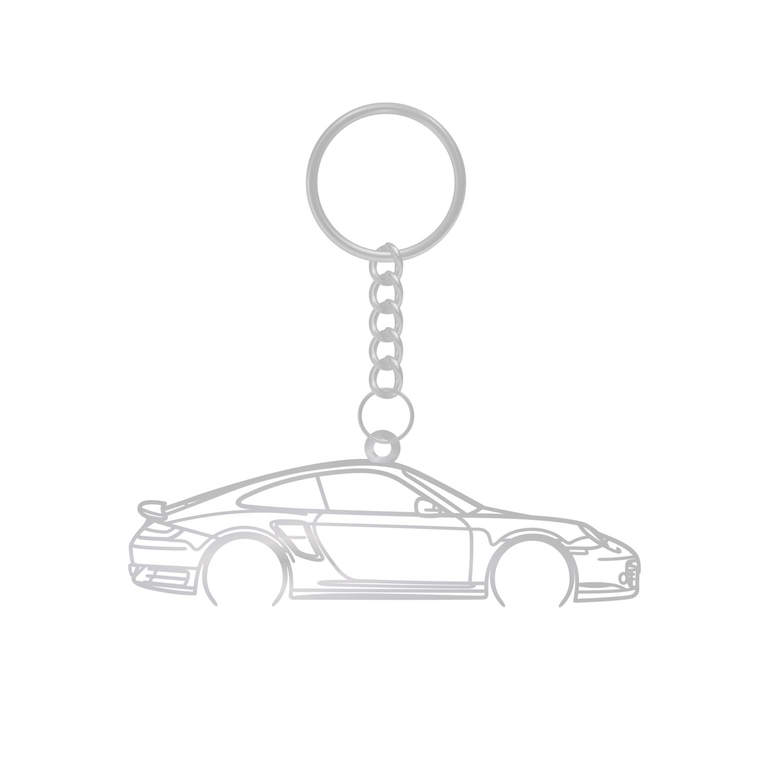 Porsche 911 997.1 Turbo S (2006-2009) - Metal Key Ring