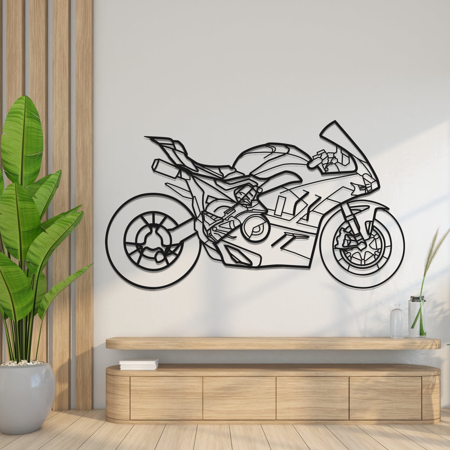 Ducati Panigale V4 R - Metal Wall Silhouette