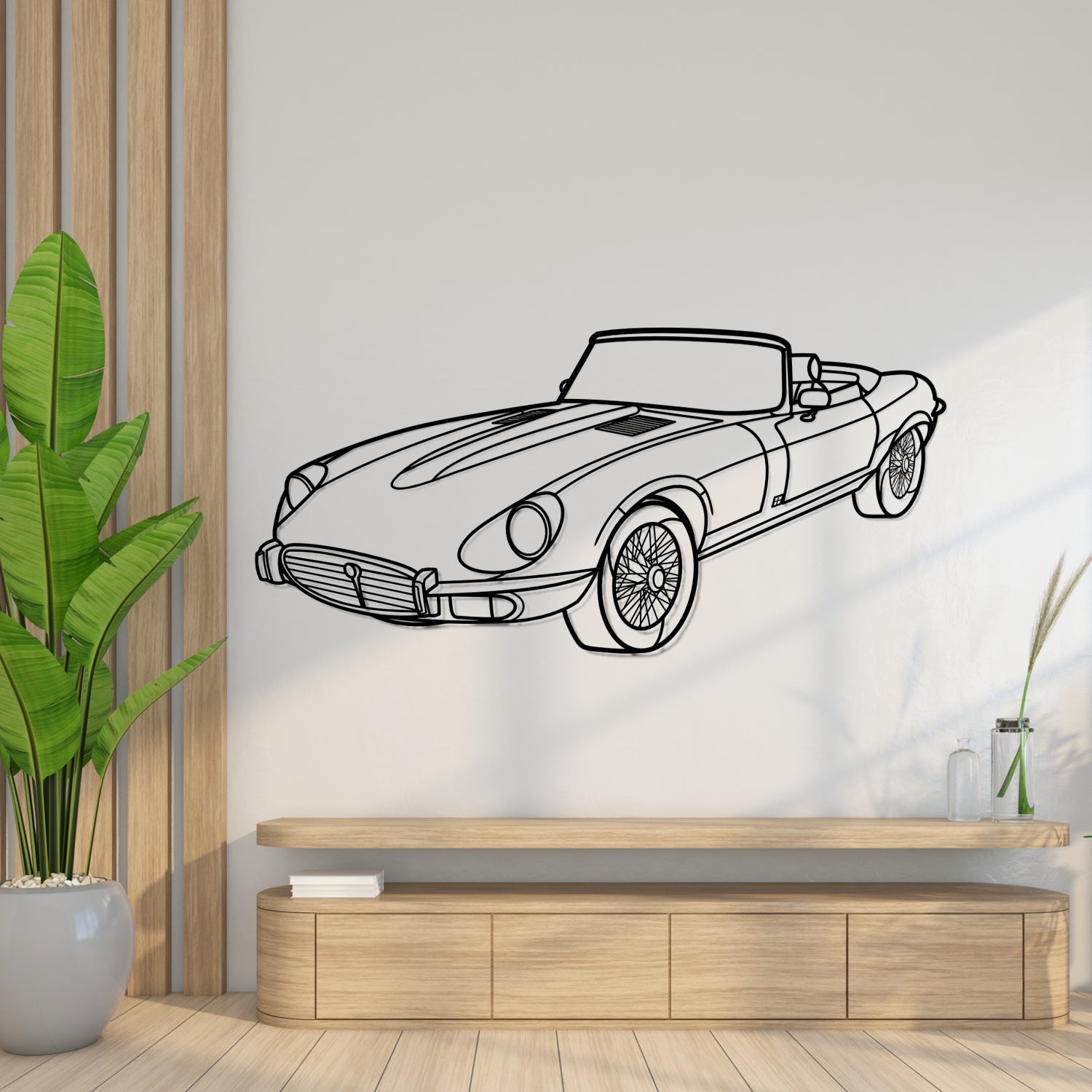 Caterham - 3D Perspective Front - Metal Silhouette