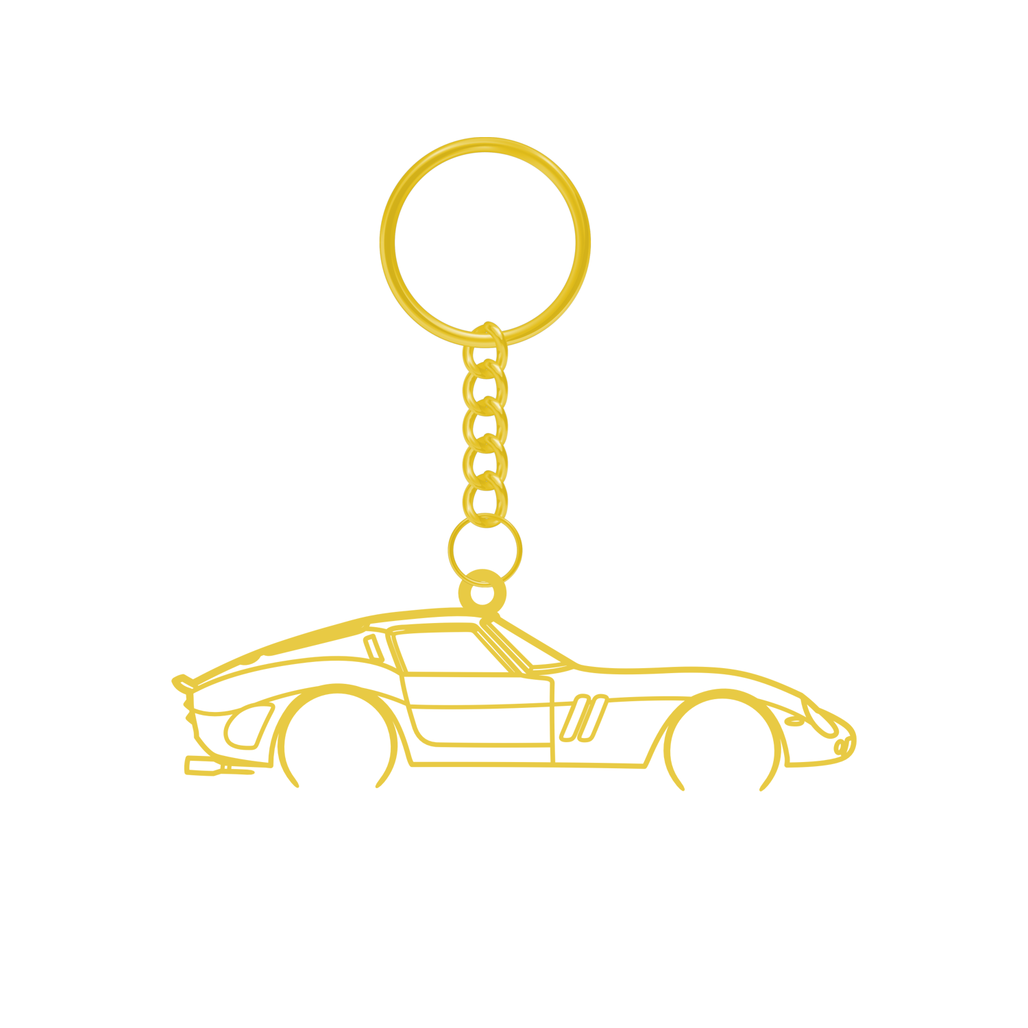 Ferrari 250 GTO (1962-1964) - Metal Keychain